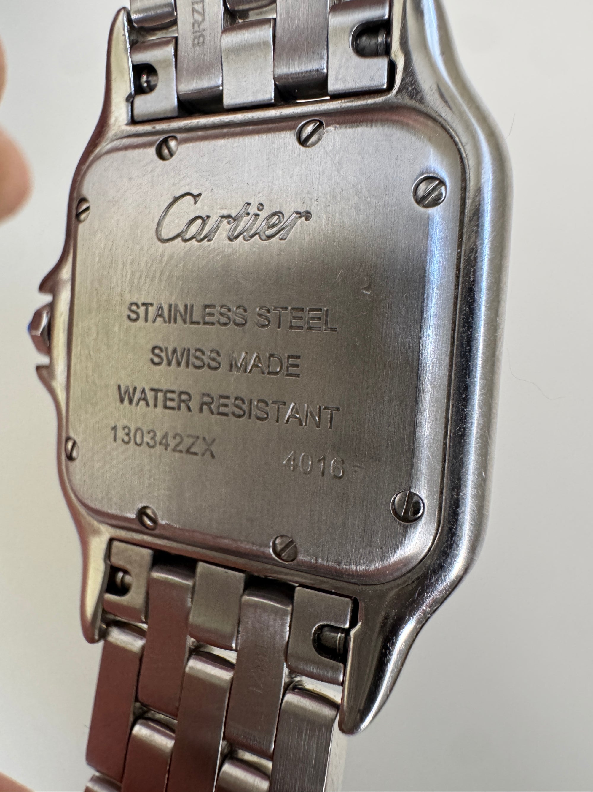 Cartier Panthère Watch, Silver, Medium