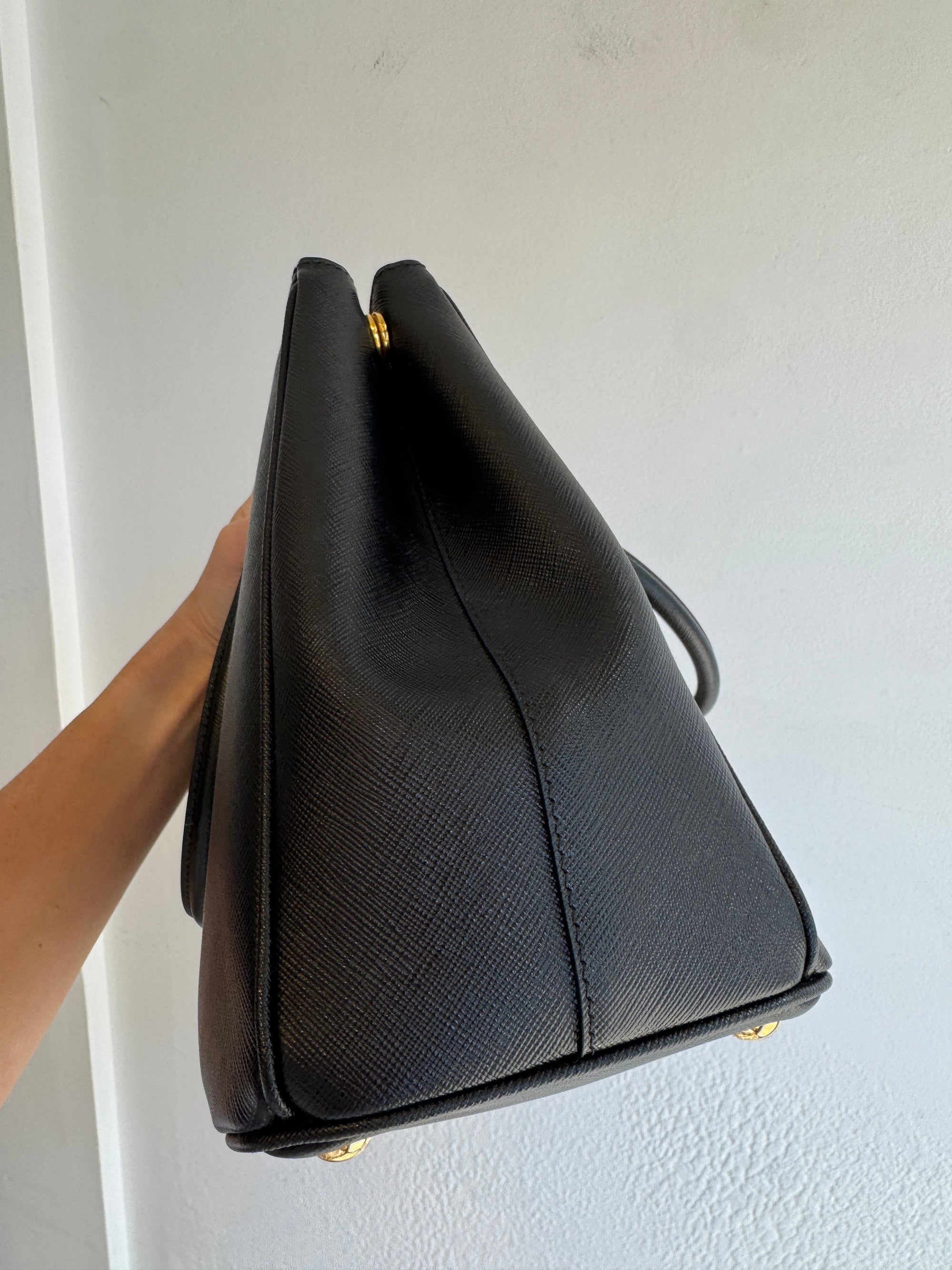 Prada Galleria Large Saffiano Leather Handbag, 2022, Black