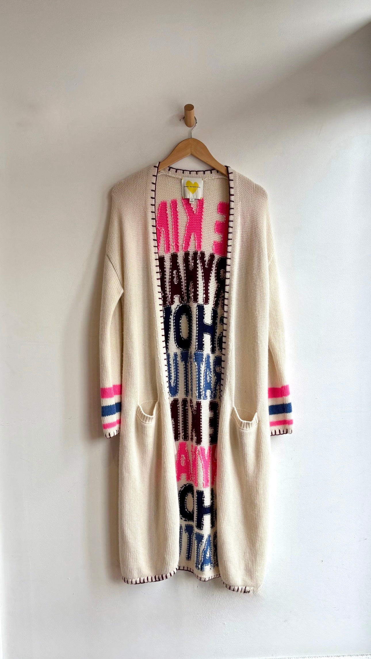 Kerri Rosenthal Poppy House Rules Duster, White, Small