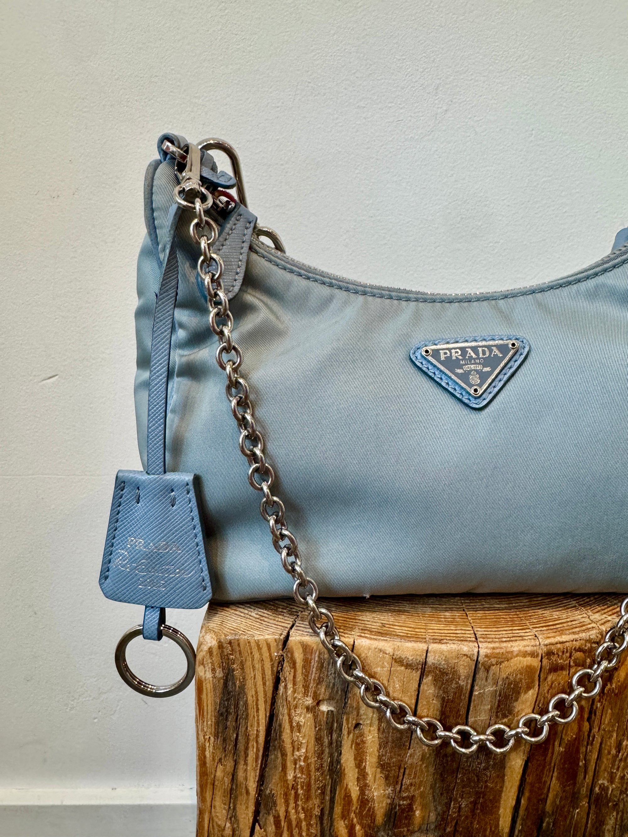 Prada Tessuto Re Edition 2005 nylon crossbody bag, Blue