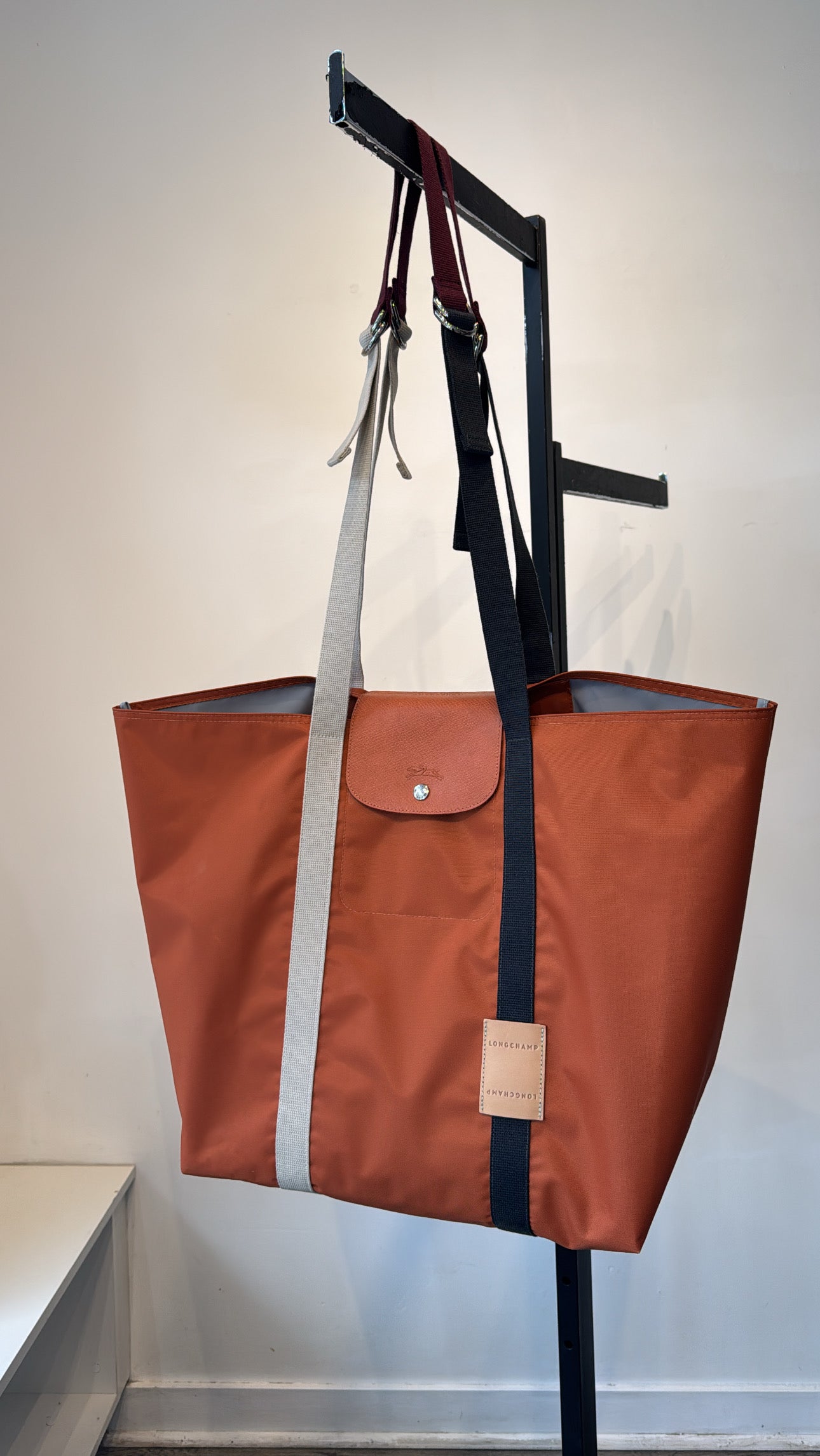 Longchamp Replay Tote Bag, Large, Carrot