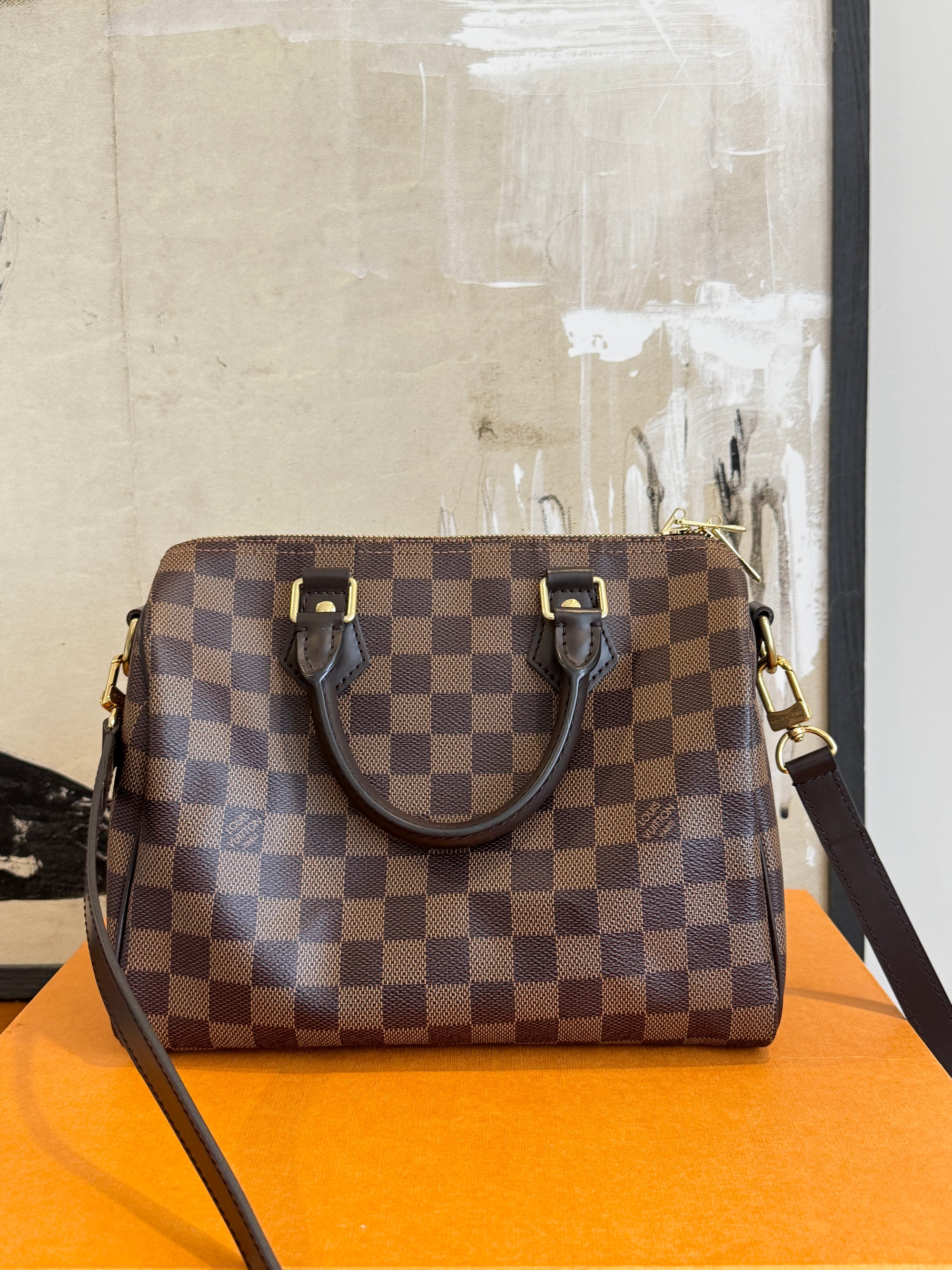 Louis Vuitton Damier Speedy 25 Bandouliere