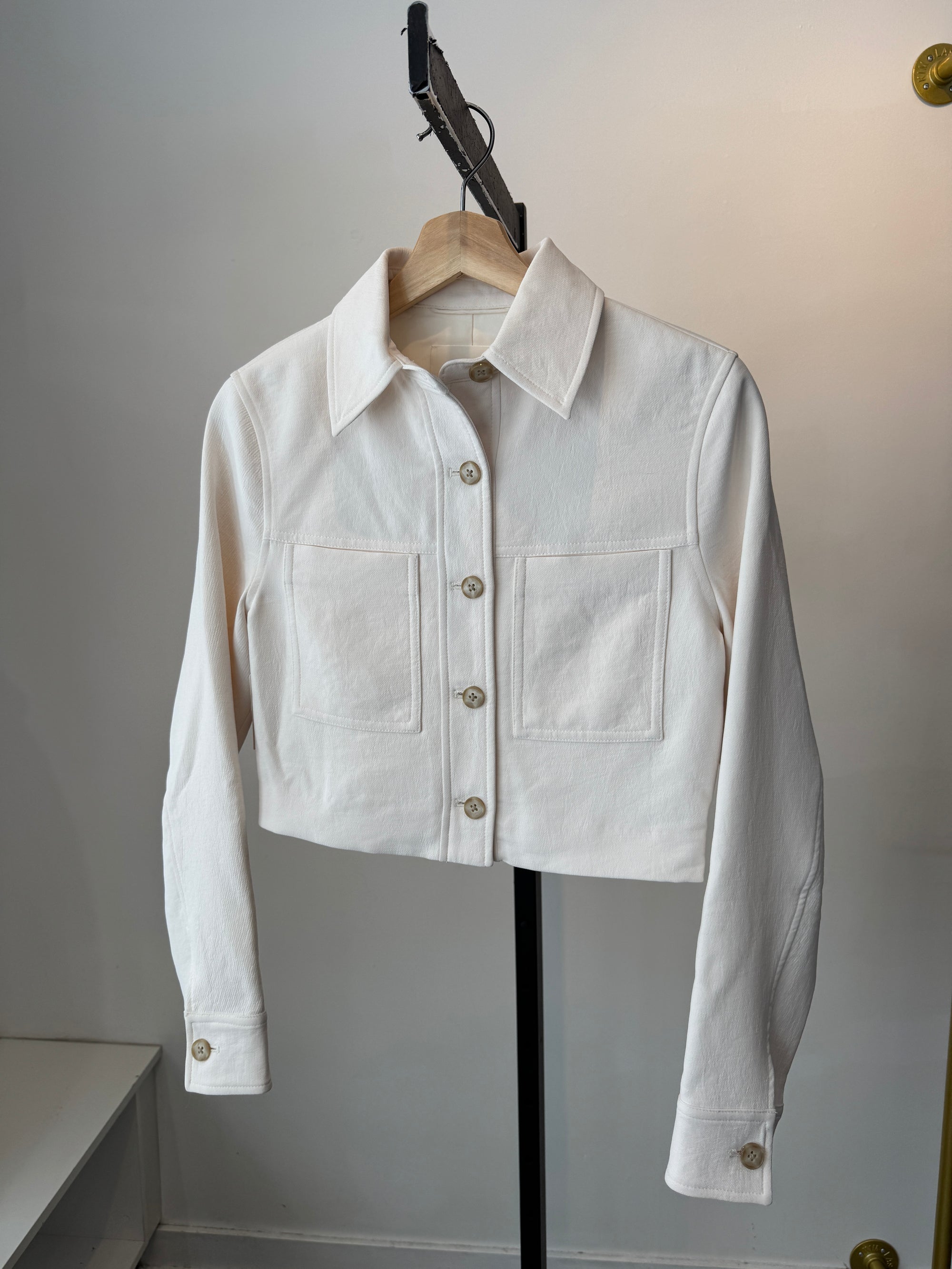Wilfred Little Cropped Jacket, Light birch, 2XS