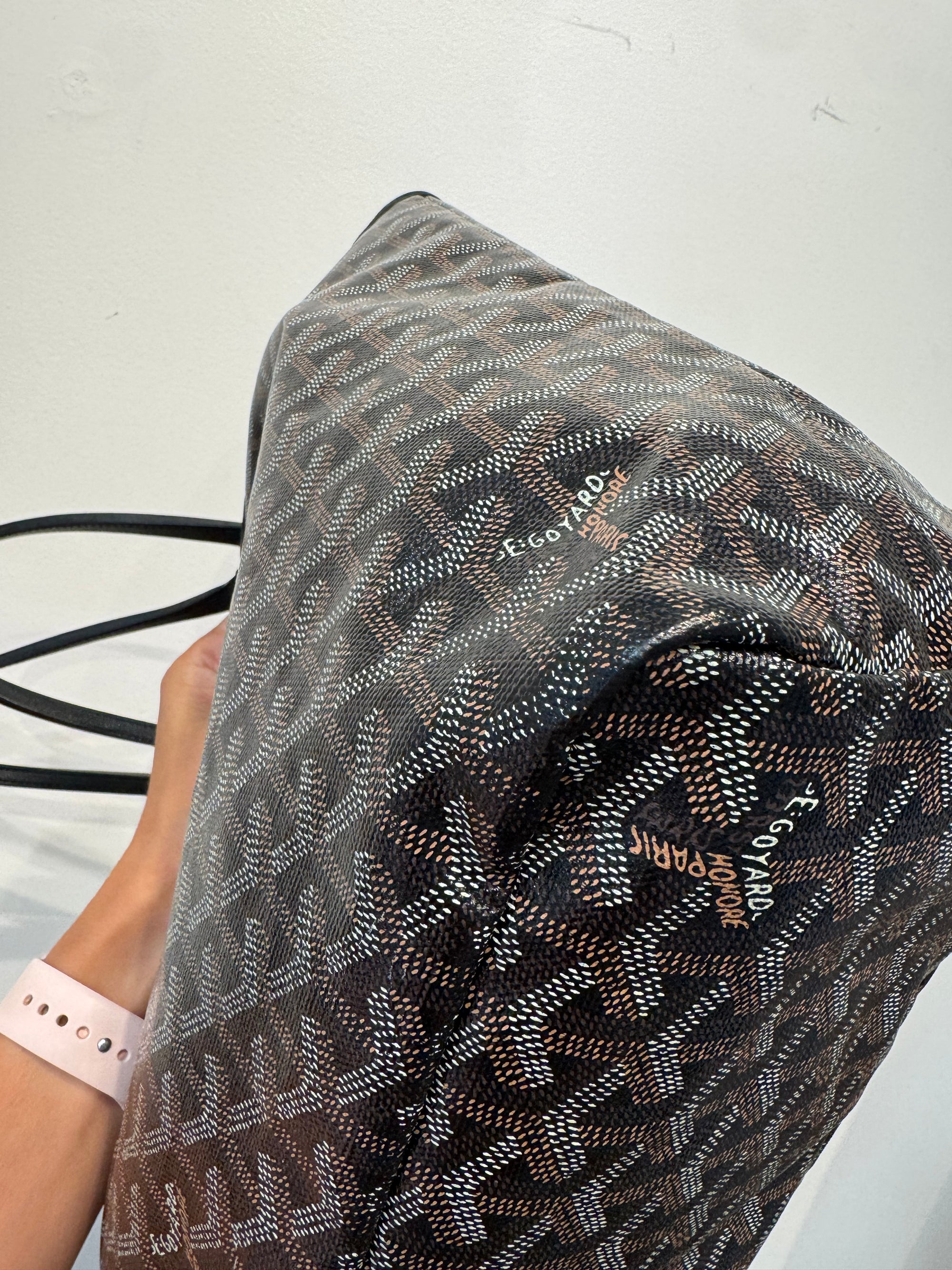 Goyard St. Louis Tote Bag, Black, PM
