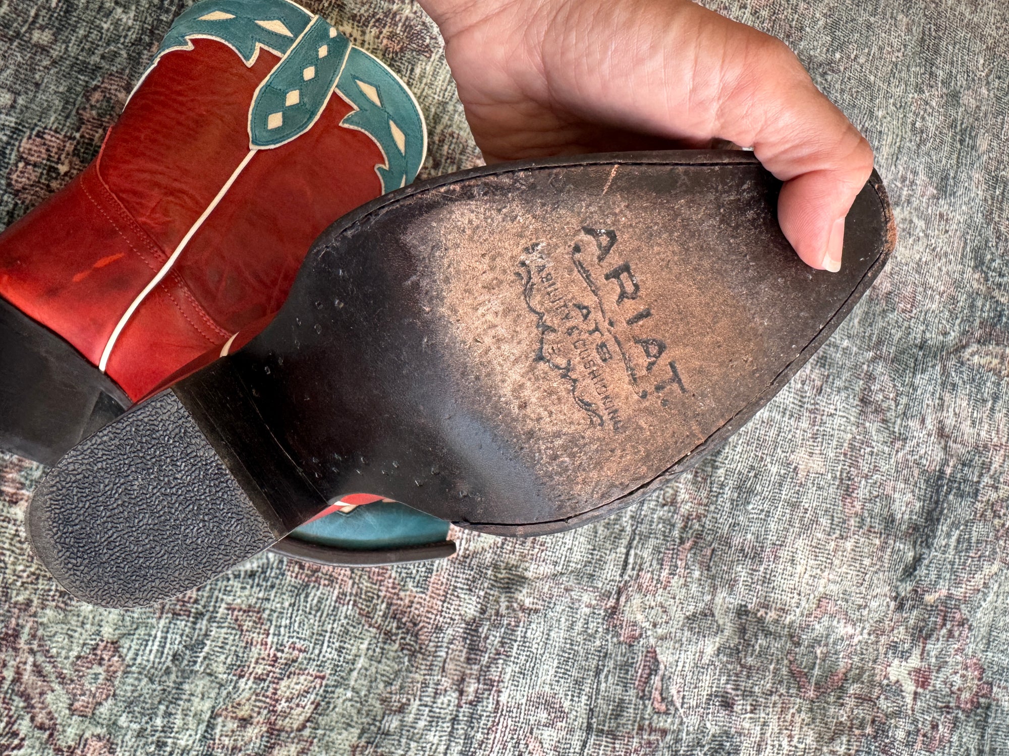 Ariat Juanita Western Boots, Heart Throb Red, 9.5B