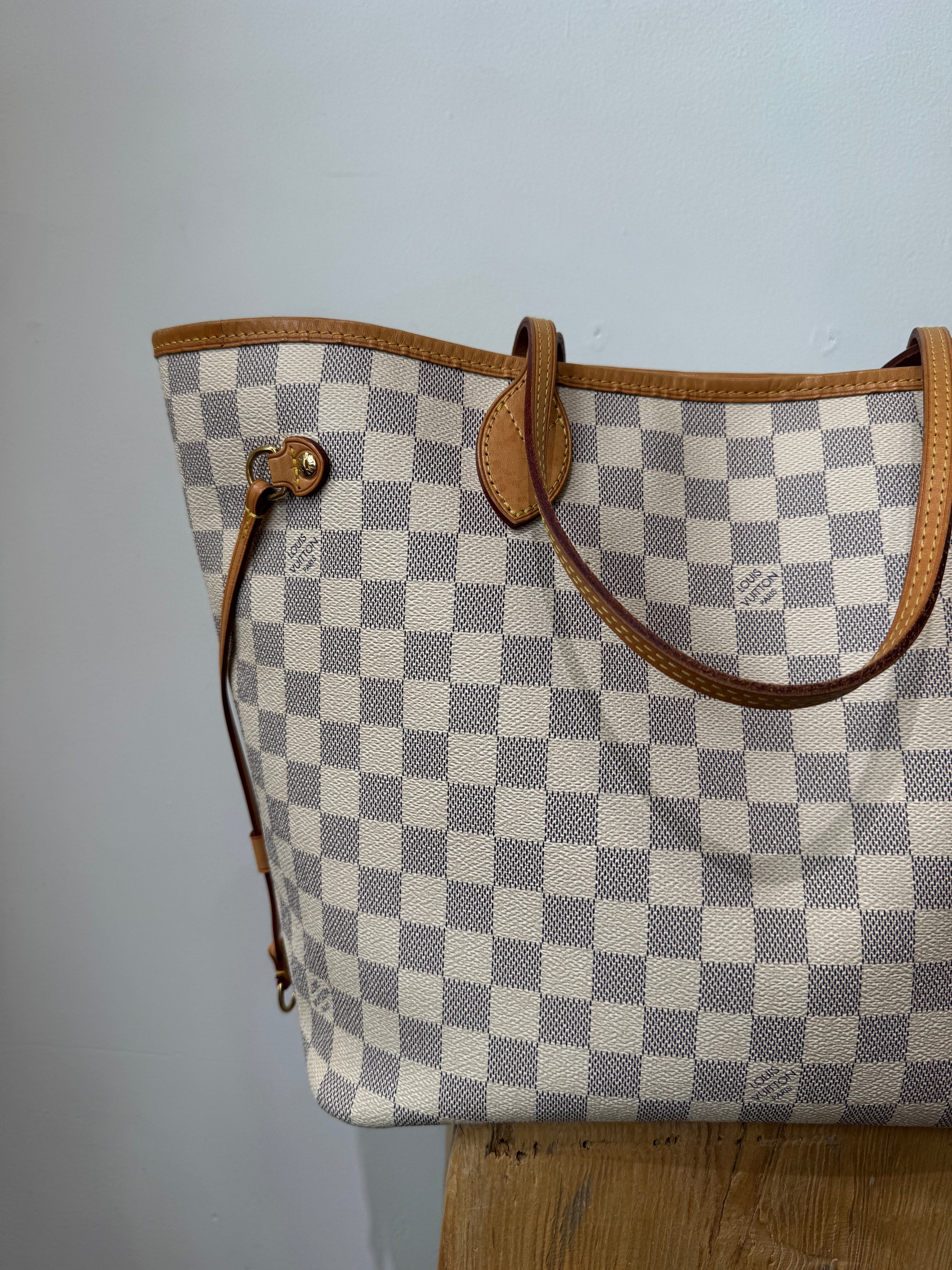 Louis Vuitton Neverfull Damier Azur, MM
