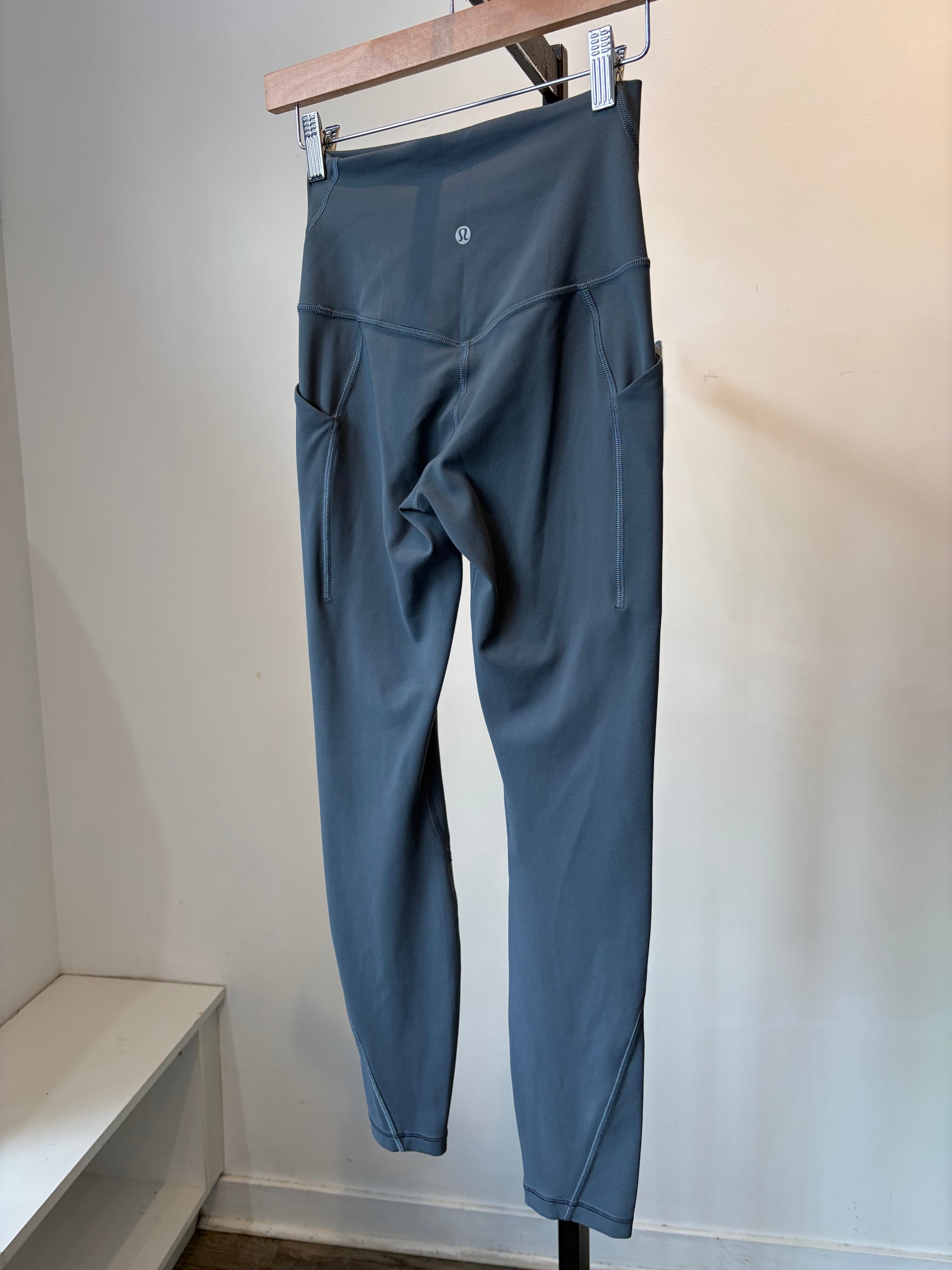 Lululemon Align Leggings, Blue/Grey, 4