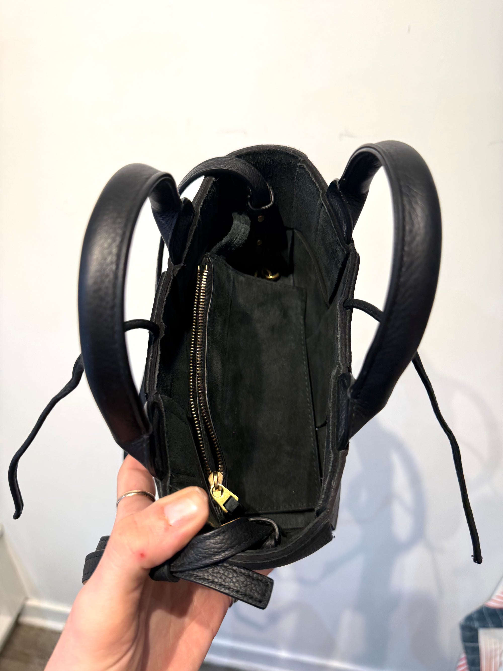 Bottega Veneta Mini Arco Tote Bag, Black