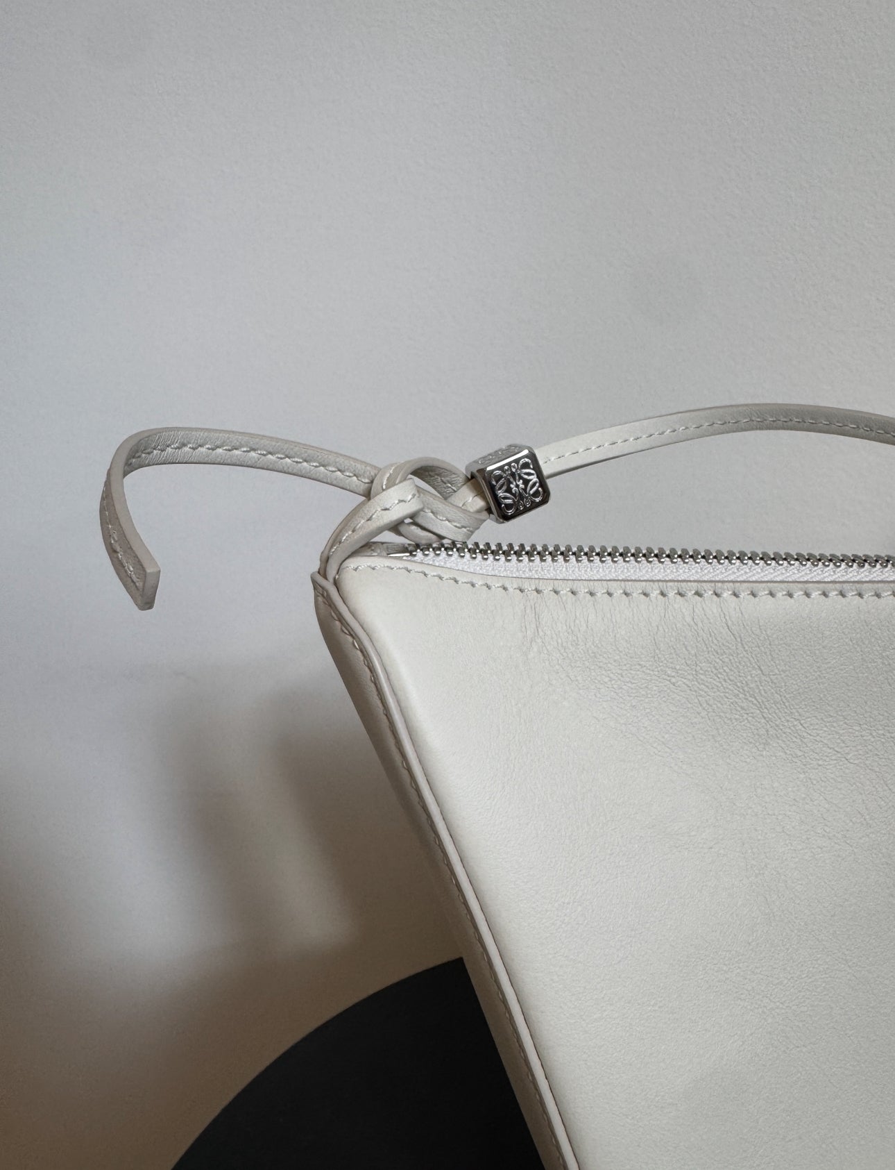 Loewe Hammock Hobo Bag Cream with Donut Chain