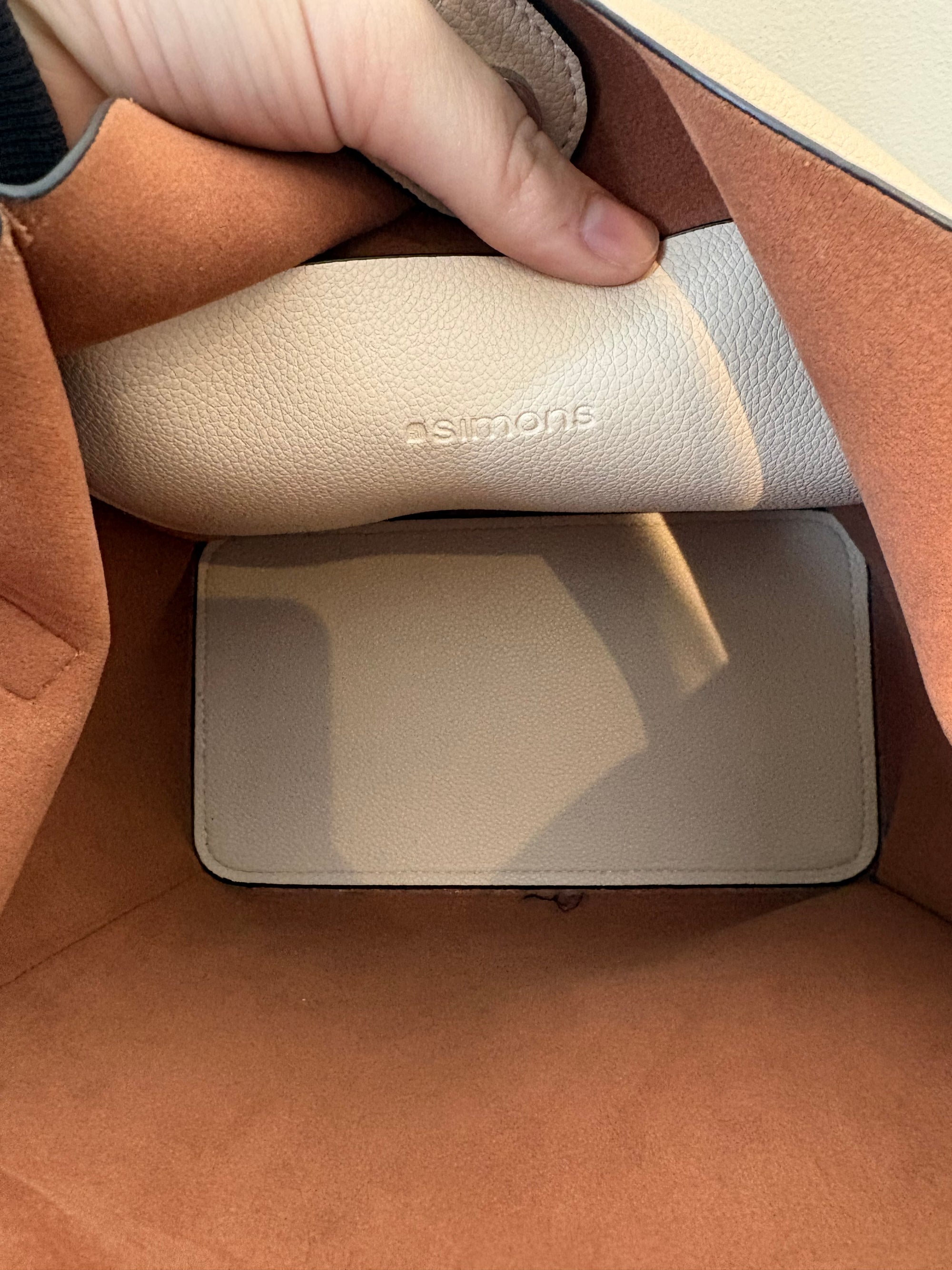 Simons Bucket Bag, Cream