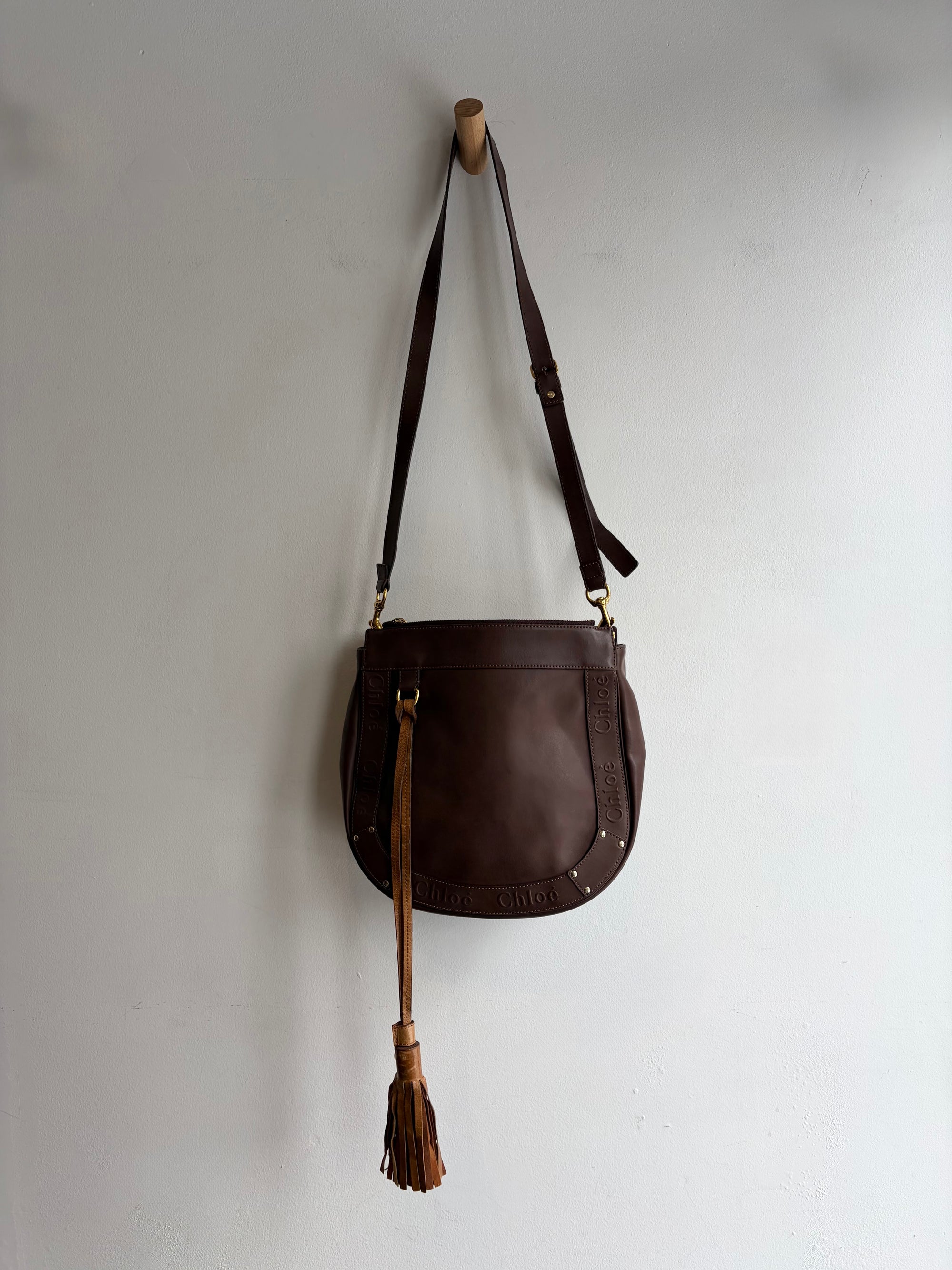 Chloe Eden Crossbody Bag, Brown