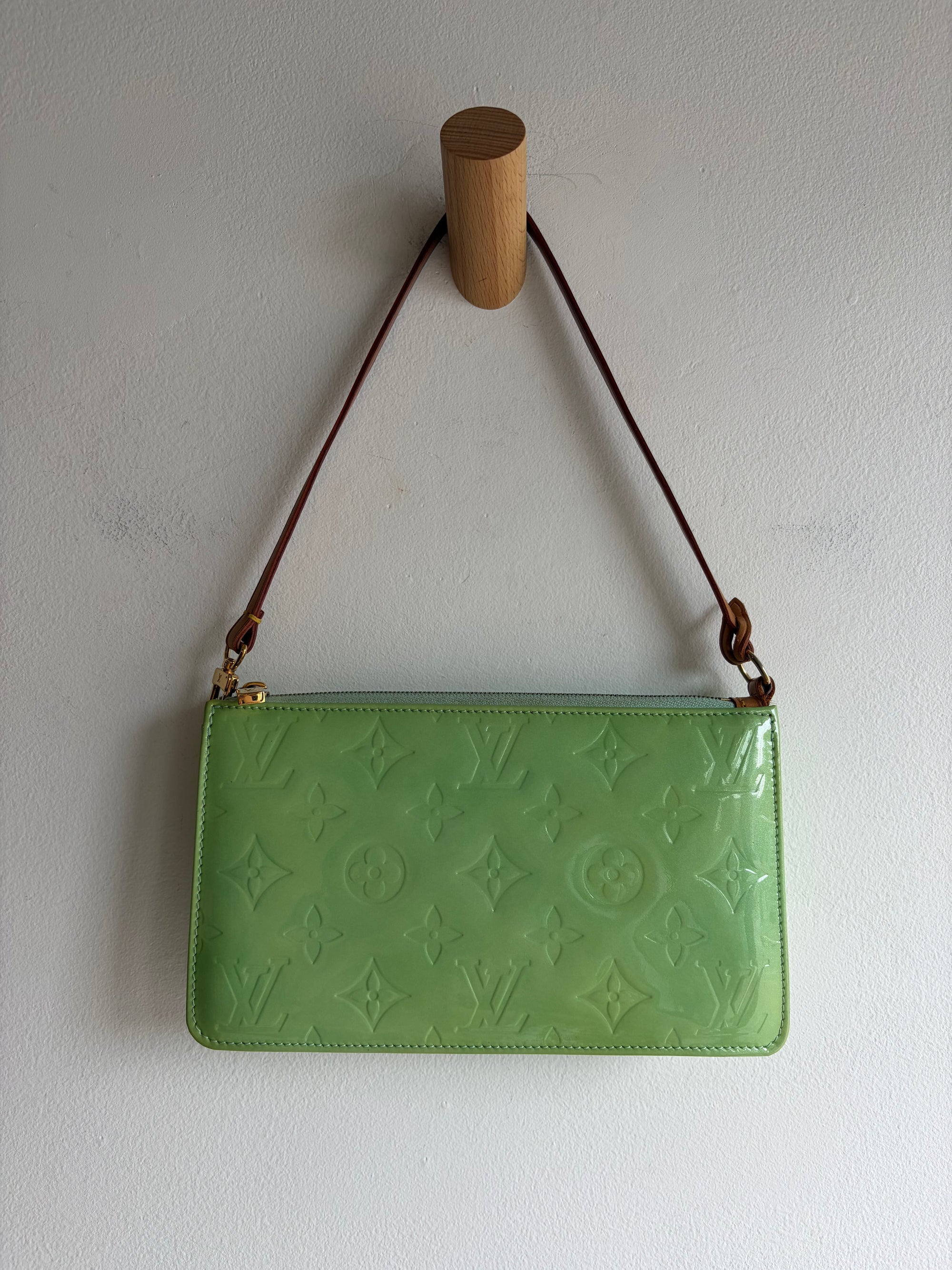 Louis Vuitton Lexington Monogram Vernis Small Handbag, Mint Green, 2004