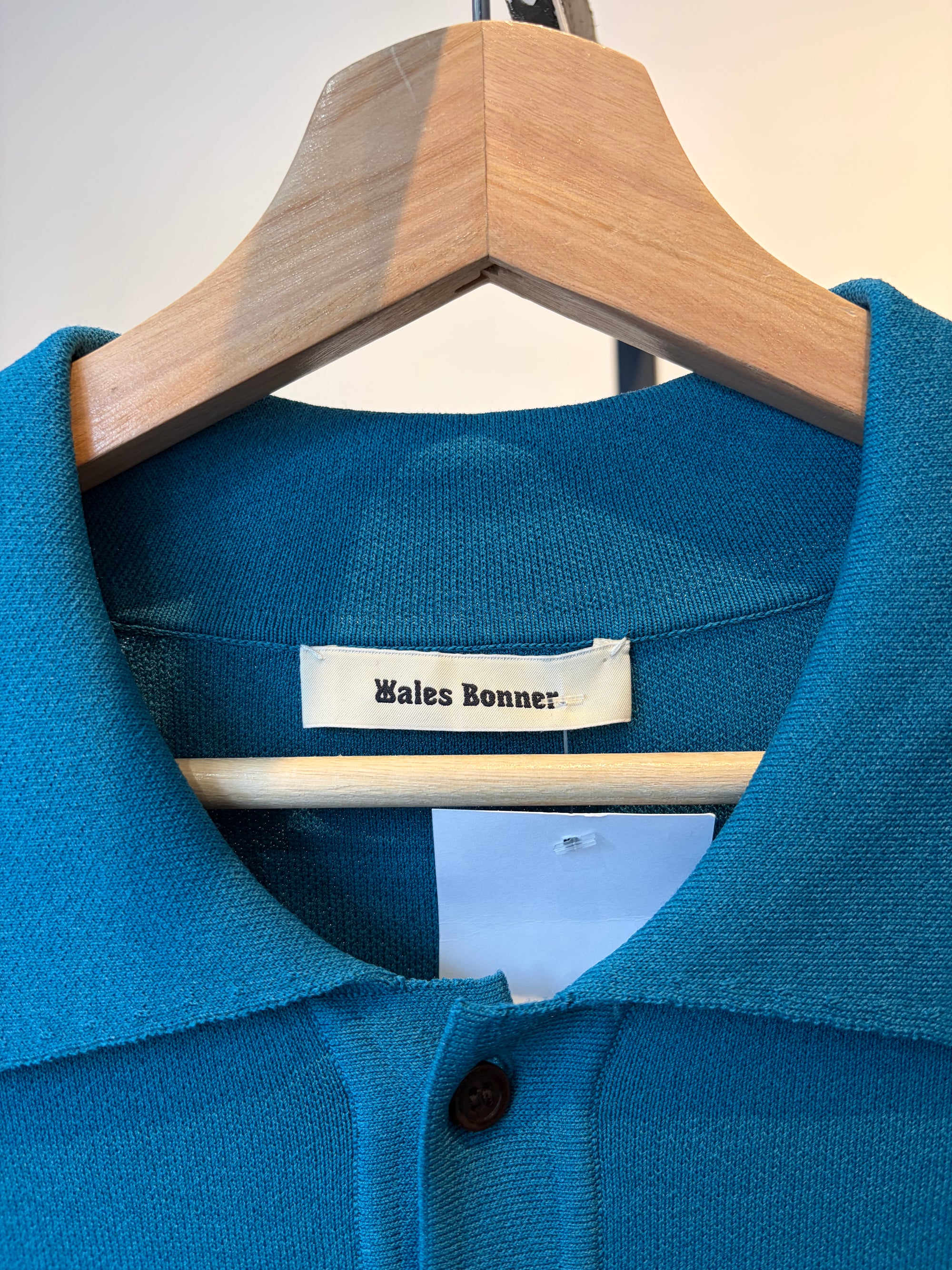 Wales Bonner Saint Polo, Blue, Medium