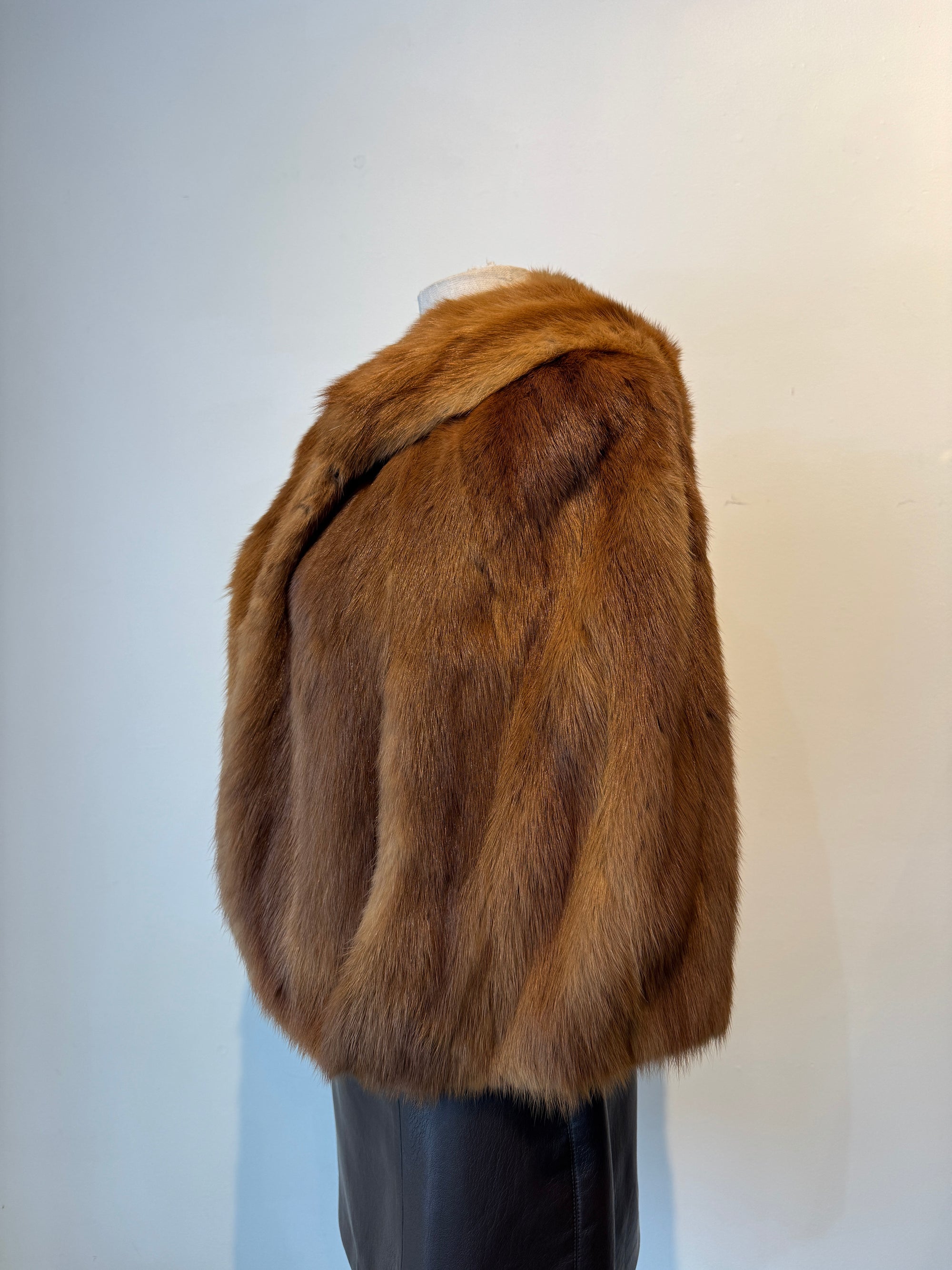 Con-Ell Furs vintage fur stole, Brown