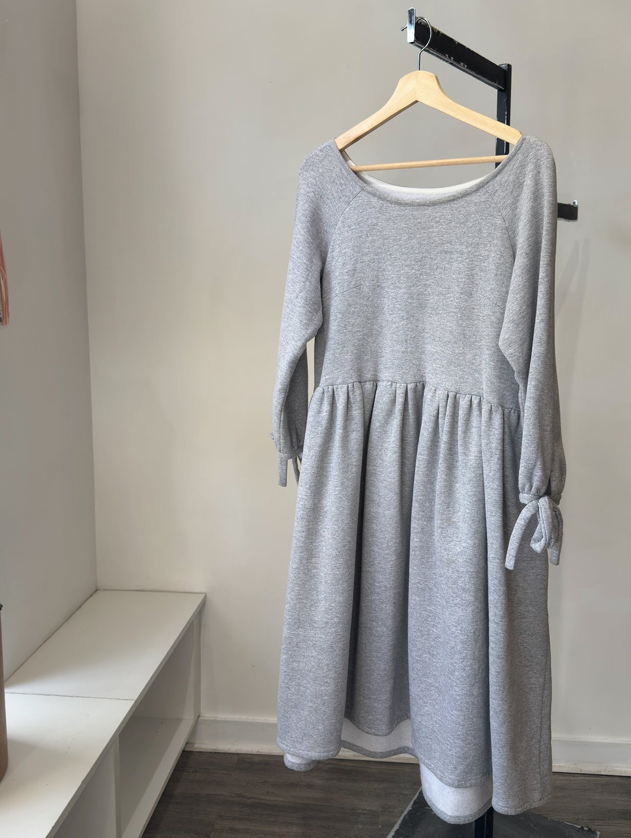 Eliza Faulkner Stay at Home Dress Grey, Small