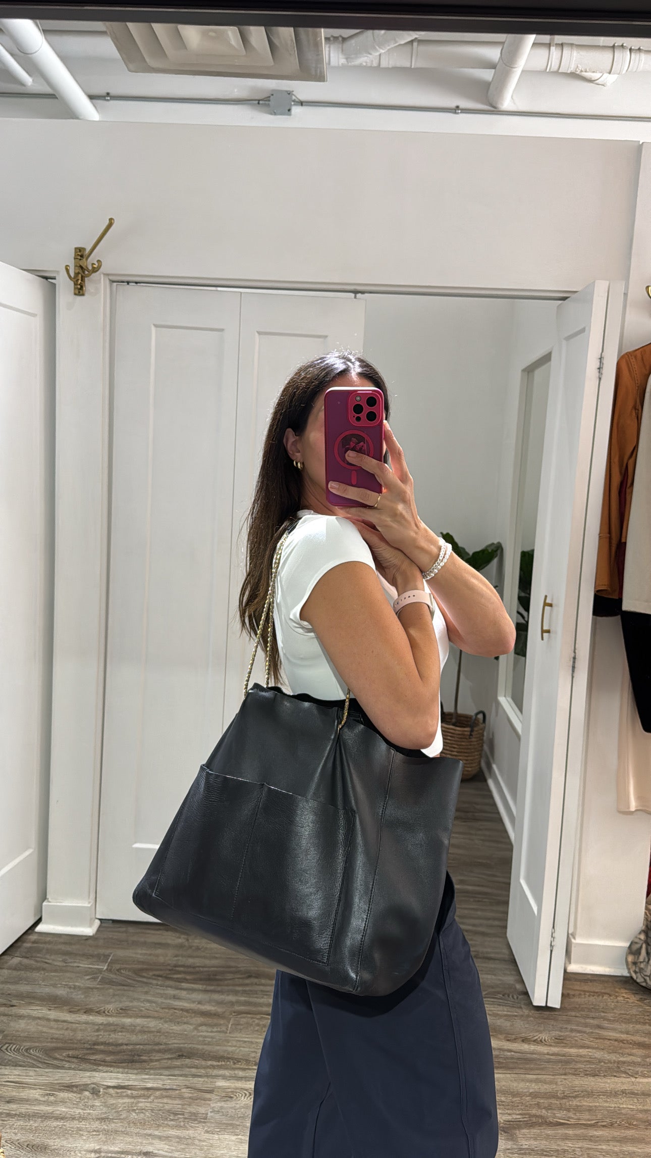 Sézane Gaby Bag, black