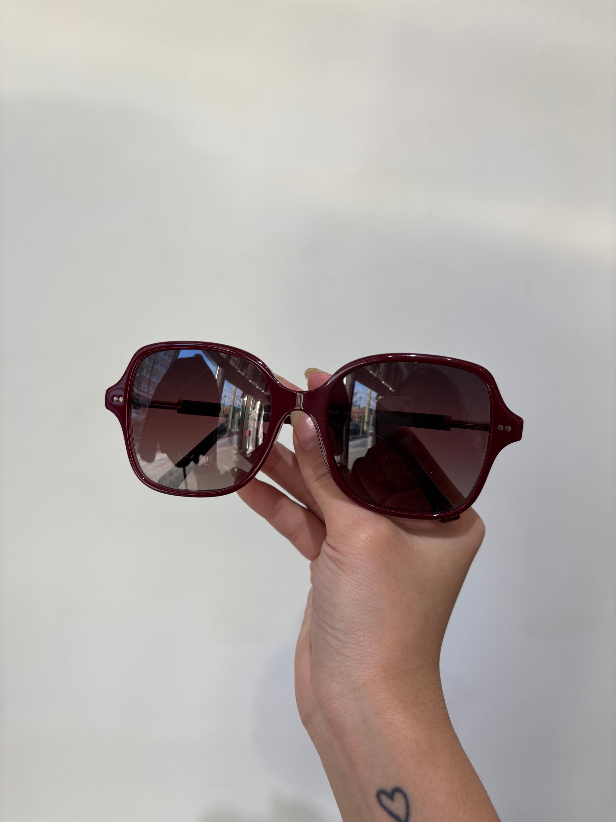 Bvlgari Sunglasses, Burgundy