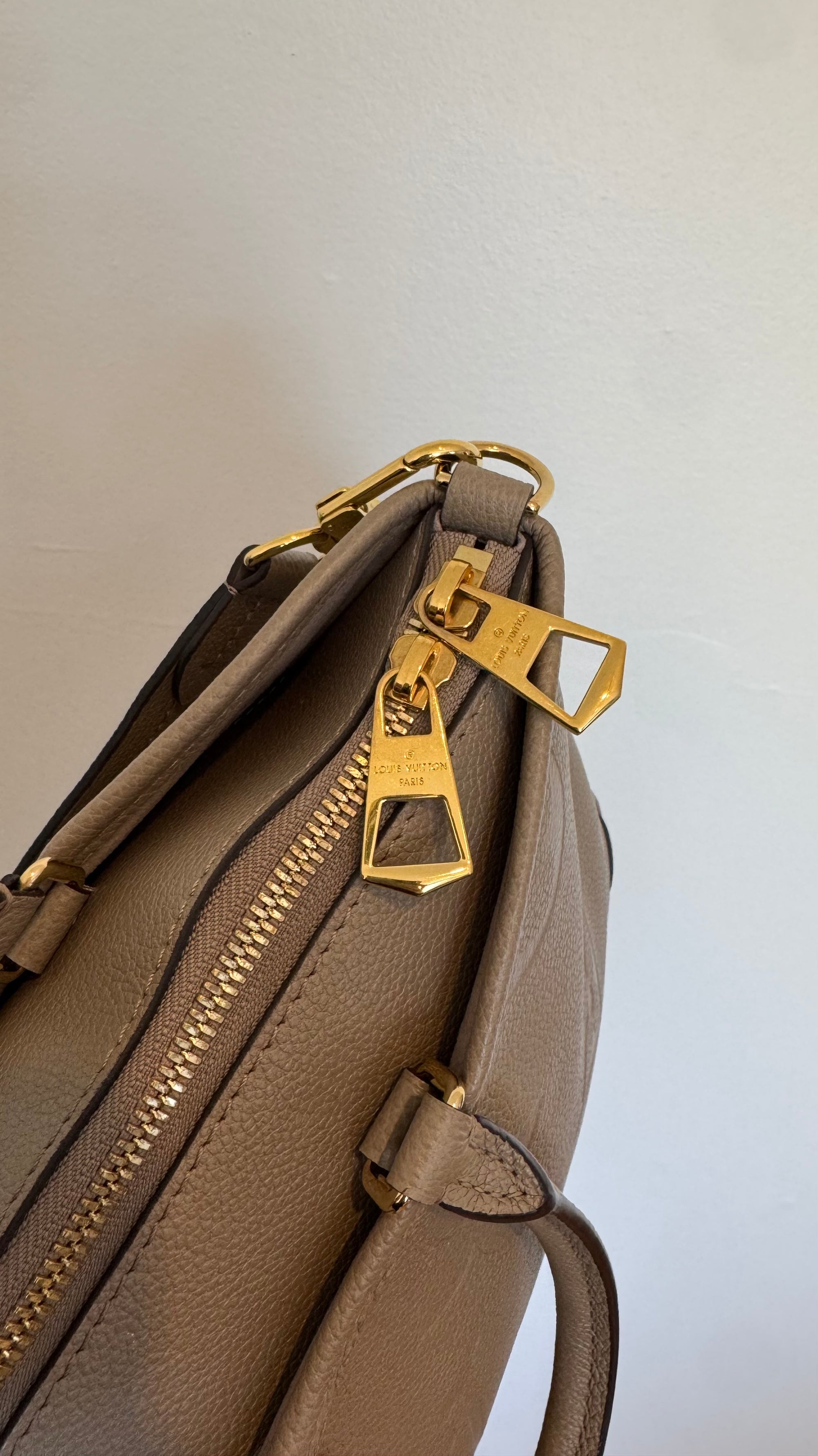 Louis Vuitton Trianon MM Handbag, Tourterelle Grey