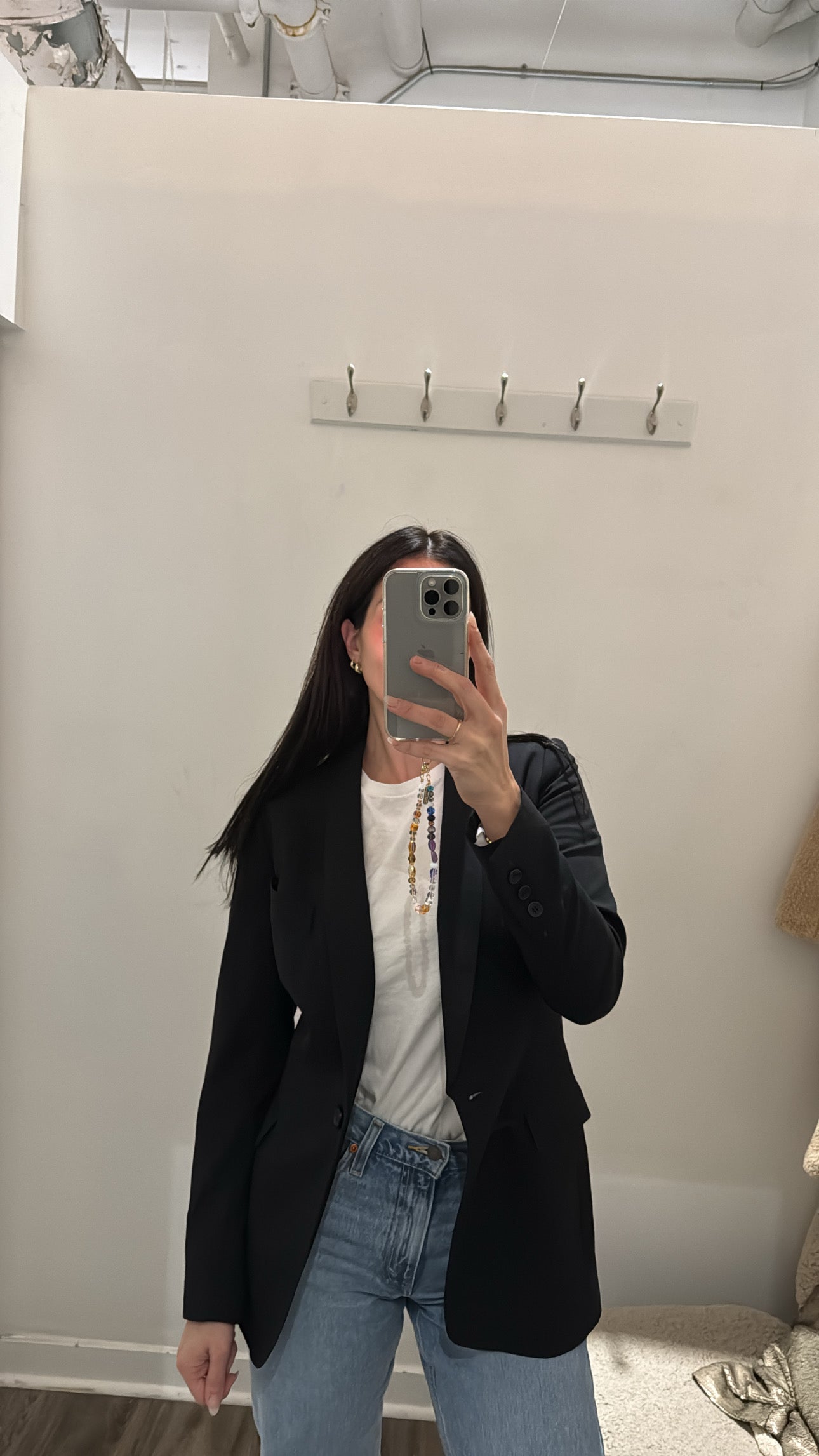 Smythe single breasted blazer, Black, 8