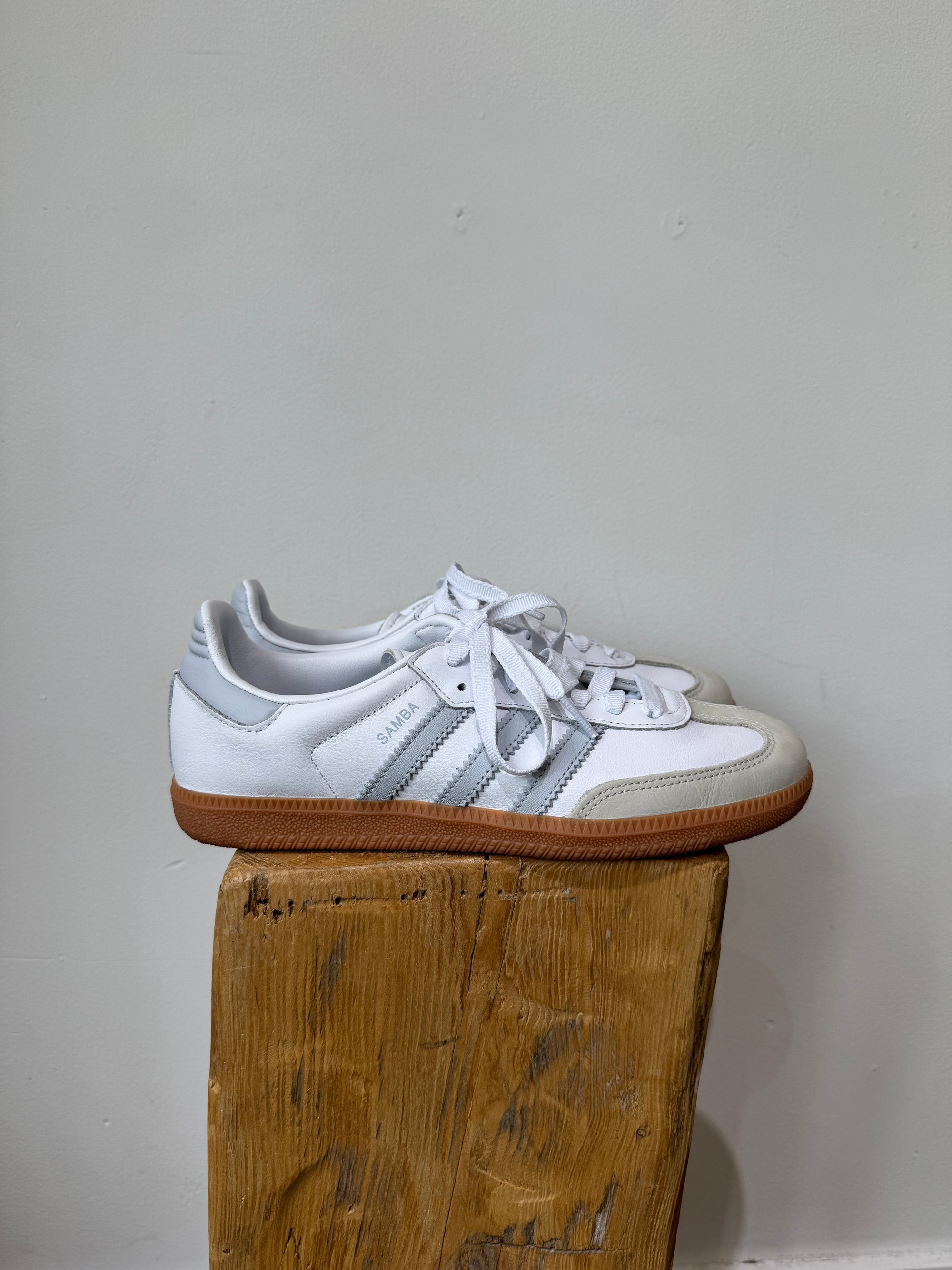 Adidas Samba, White/Blue, 7