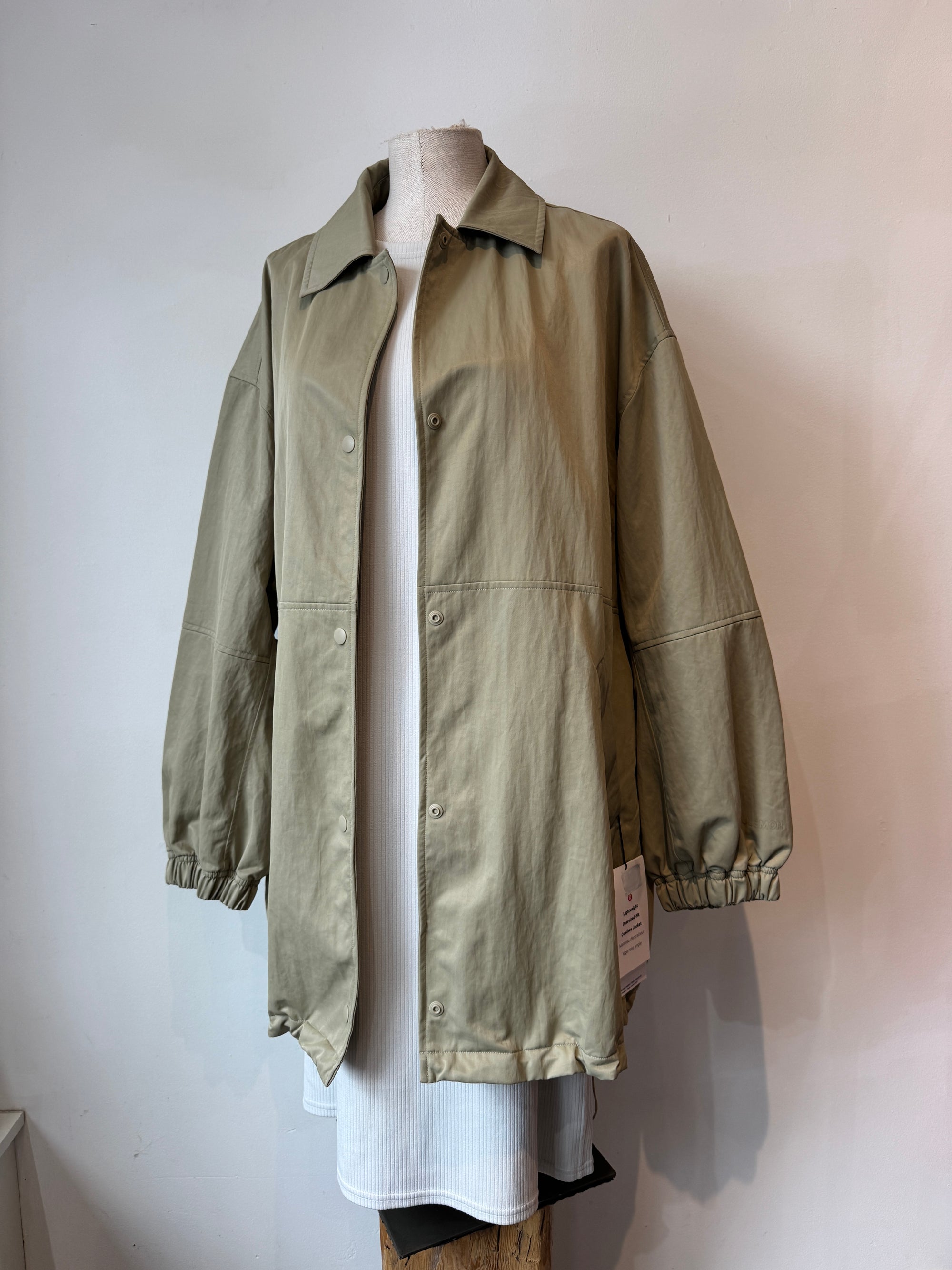 Lululemon Oversized Fit Coaches Jackets Sage Green, L