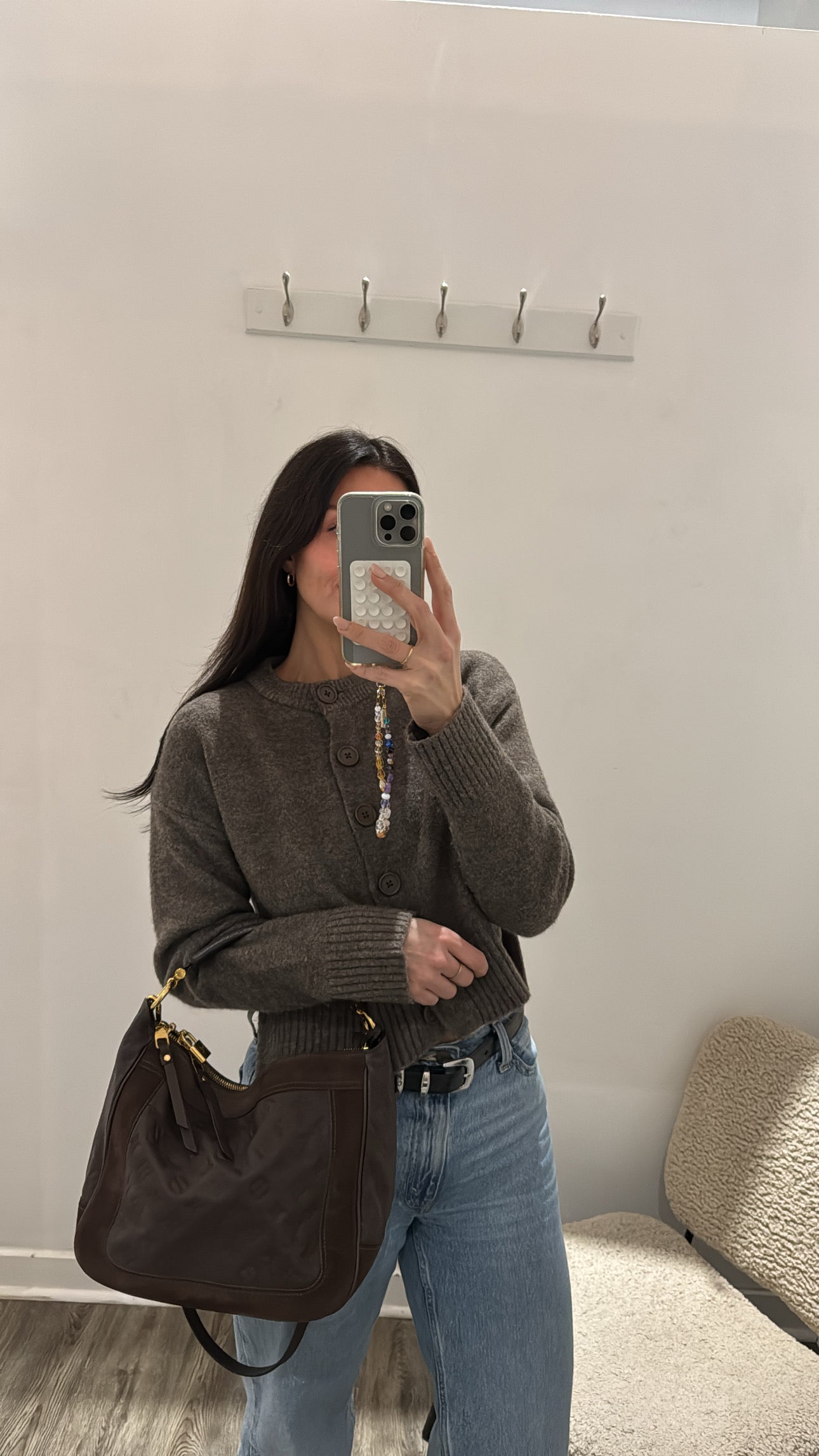 Louis Vuitton Monogram Empreinte Audacieuse Handbag Brown, PM