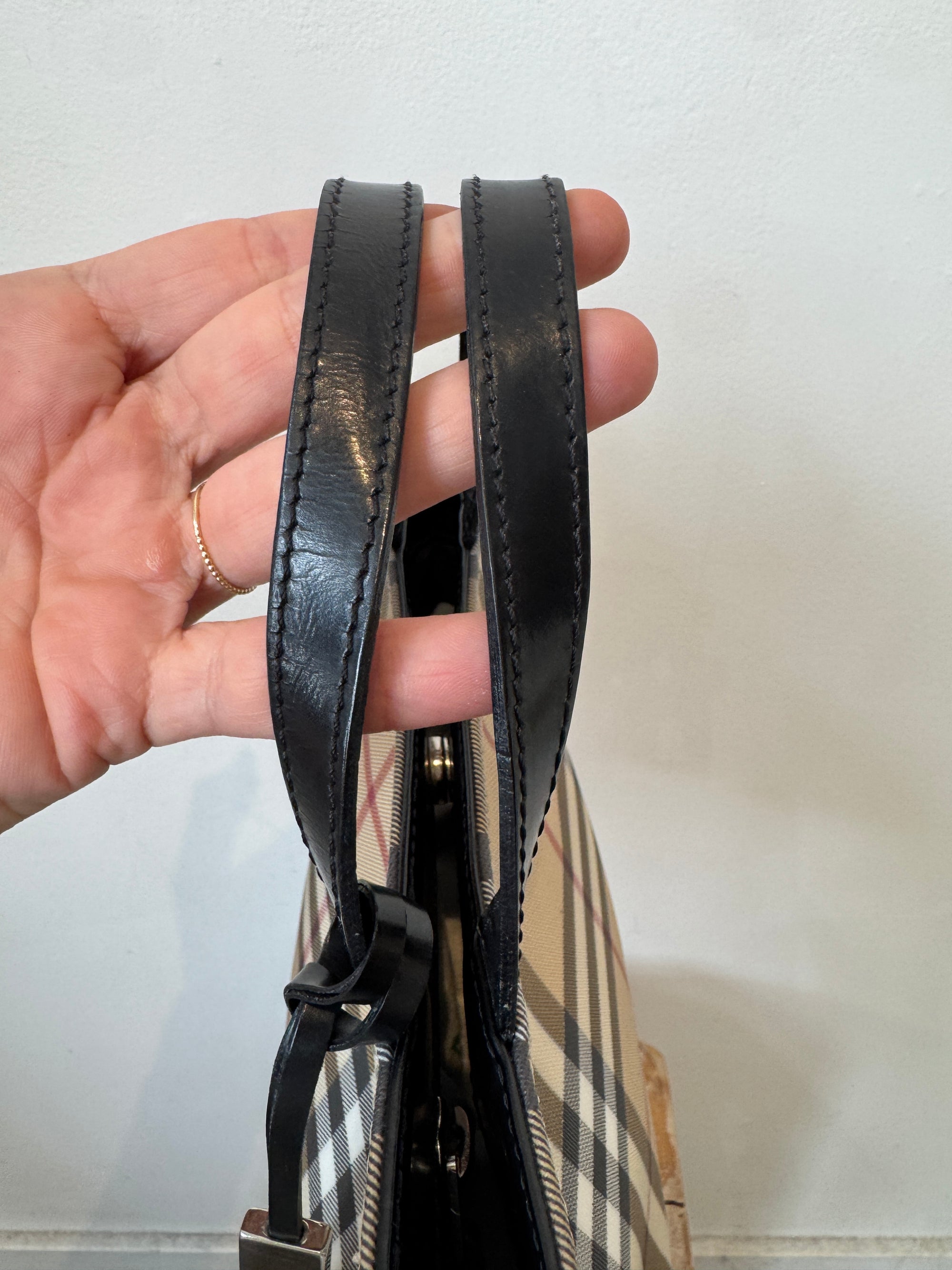 Burberry small tote handbag, Nova Check