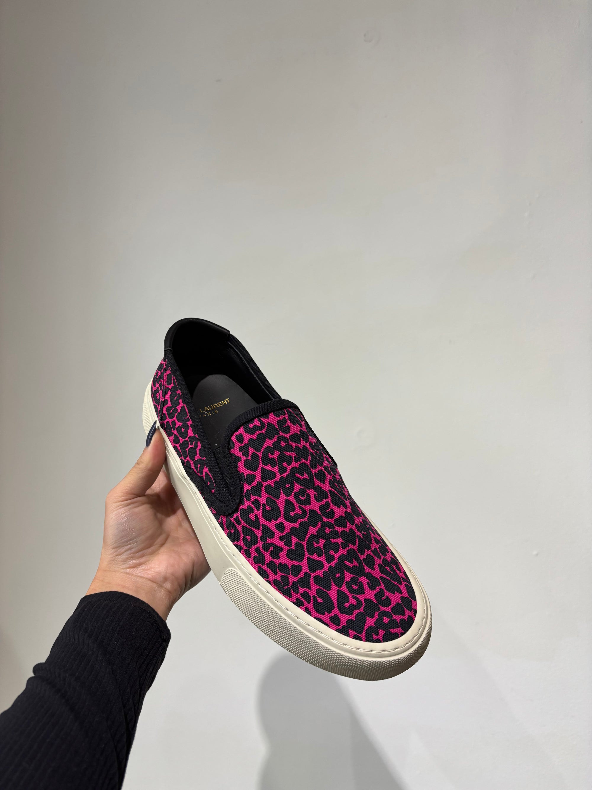 Saint Laurent Slip on Sneakers Pink, 38.5