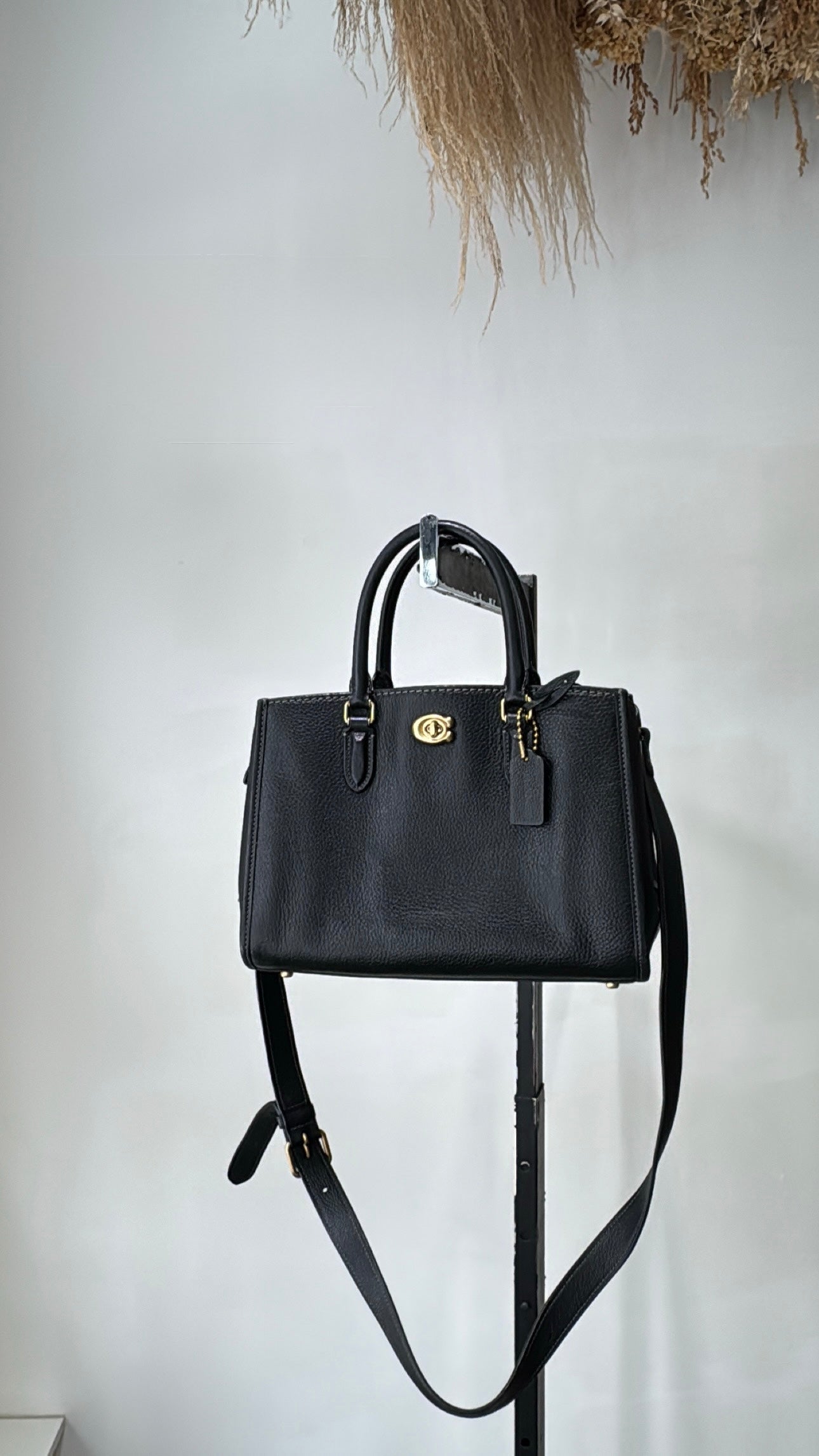 Coach Brooke Carryall Handbag Black