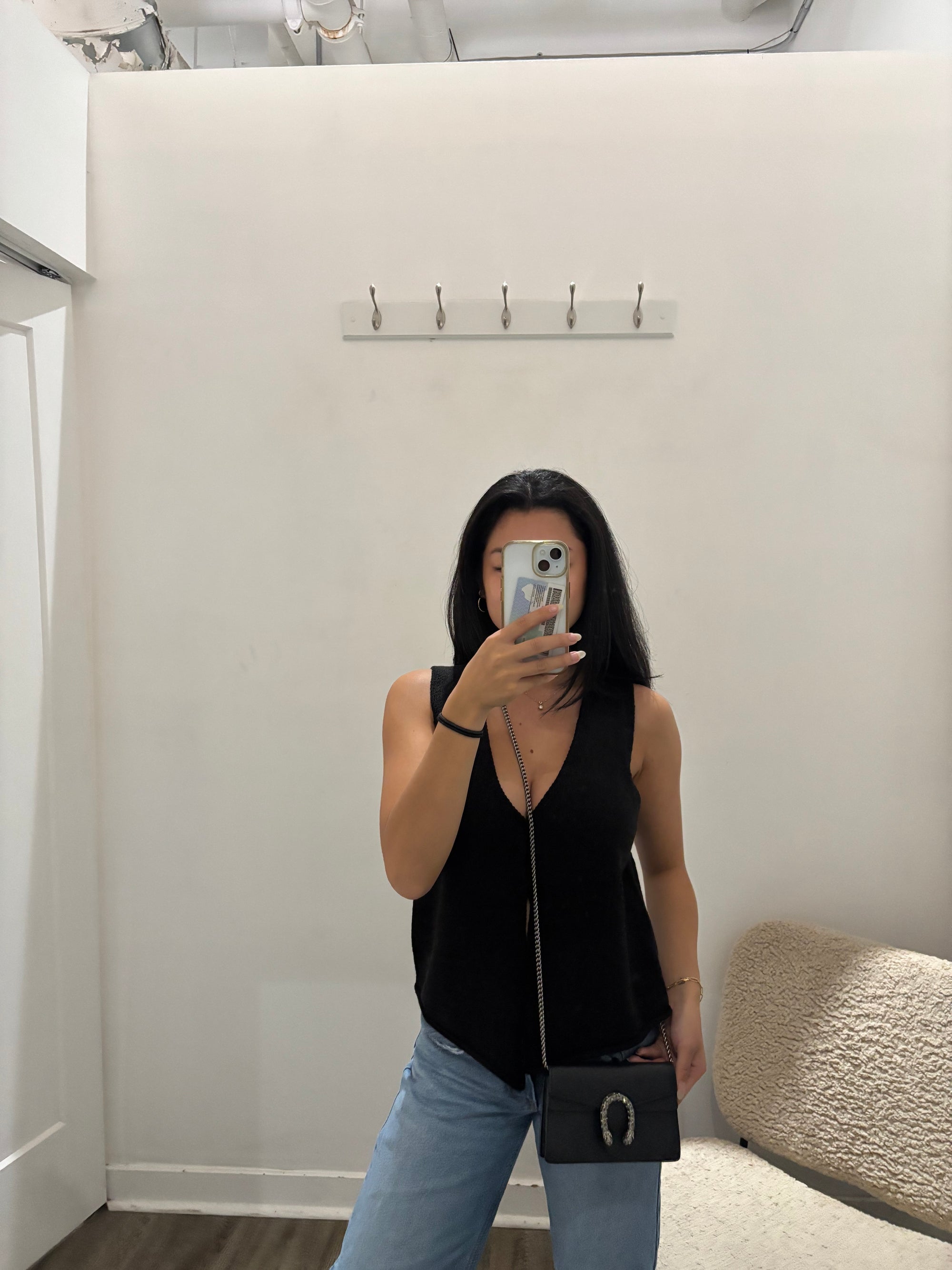 Gucci Dionysus Mini Handbag on Chain, Black