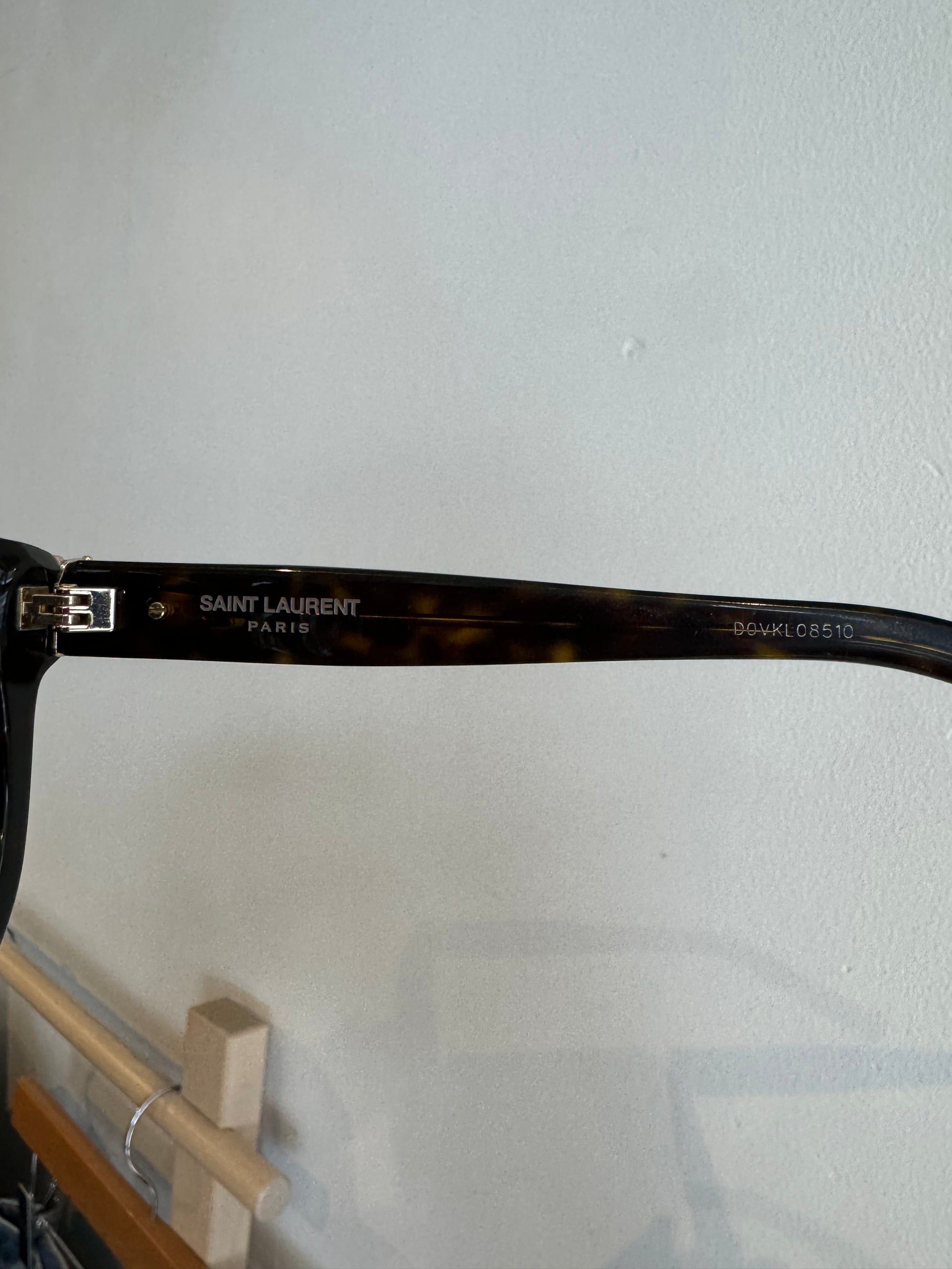 Yves Saint Laurent Tortoise Round Sunglasses