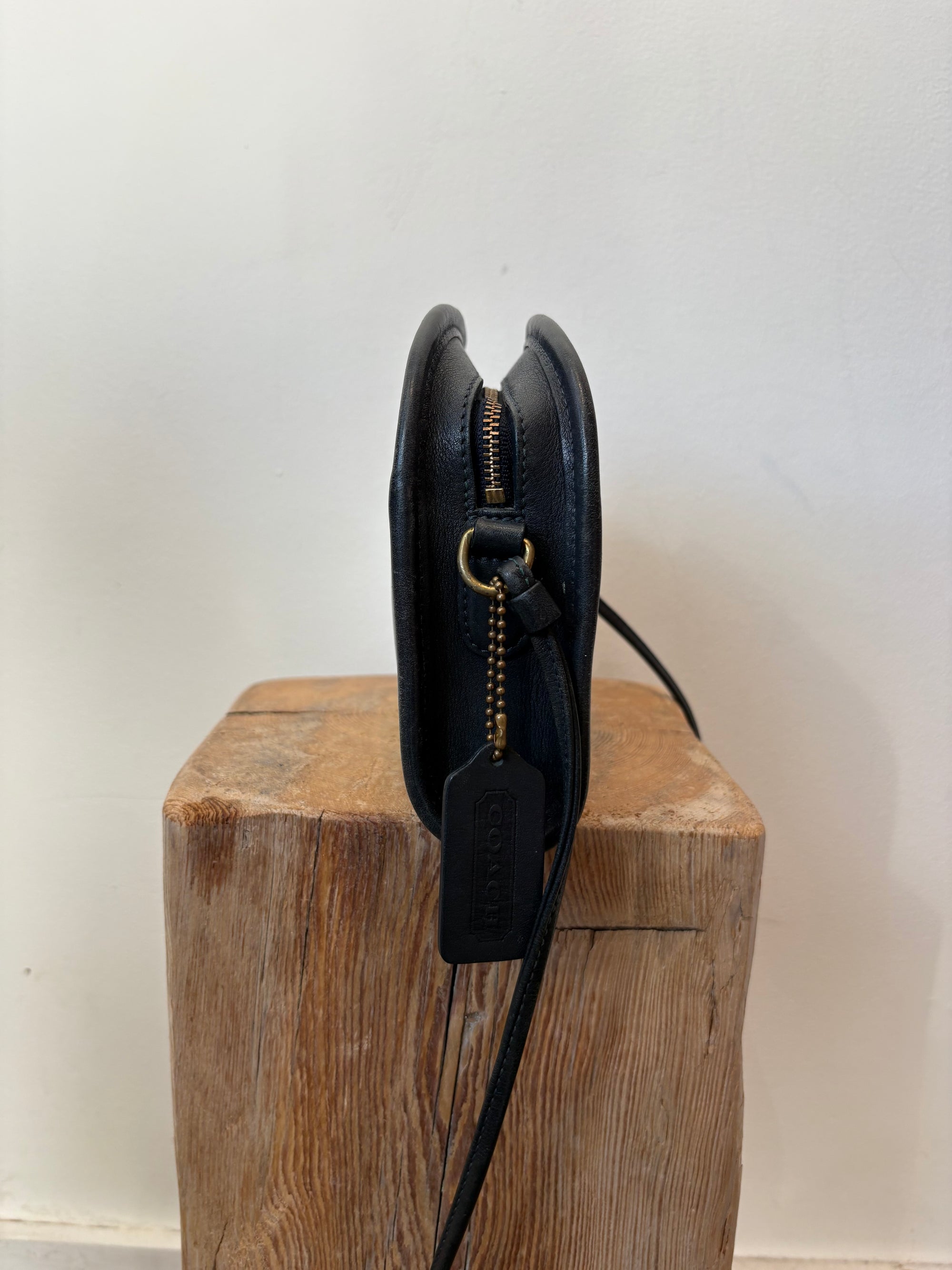 Coach, Vintage Abbie crossbody zip Bag, Black