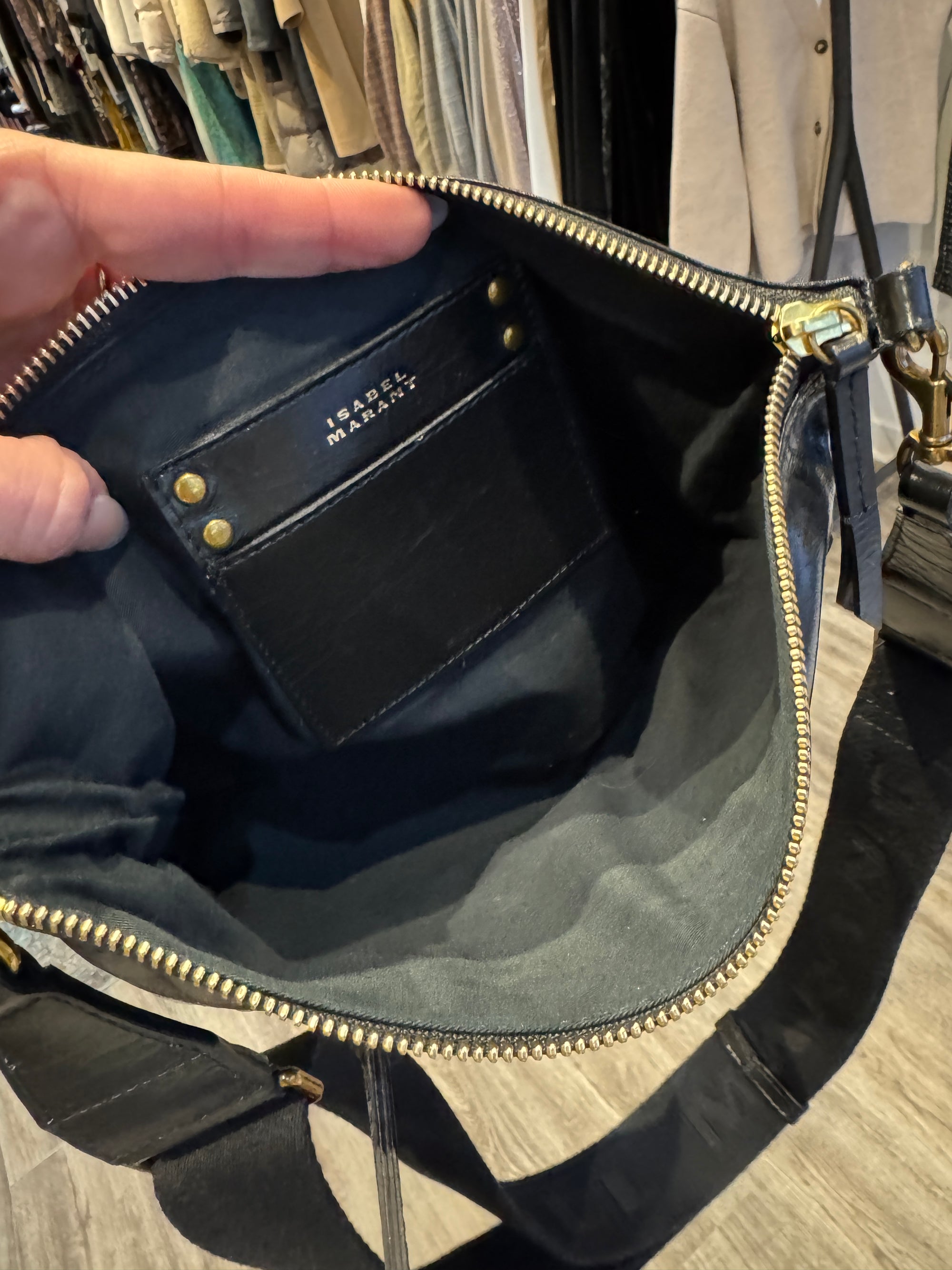 Isabel Marant Nessah Bag, Black