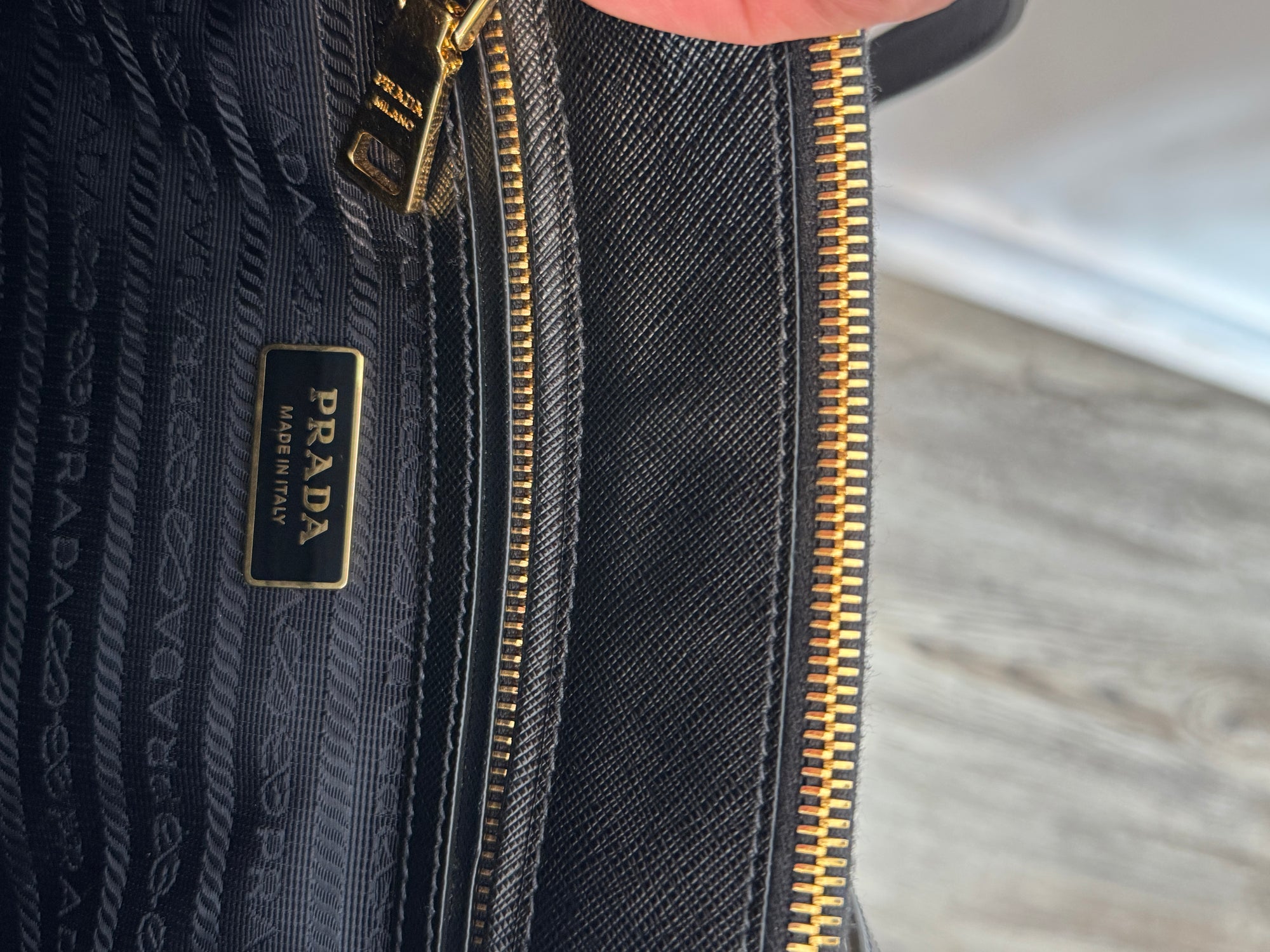Prada Black Small 2017 Galleria Tote