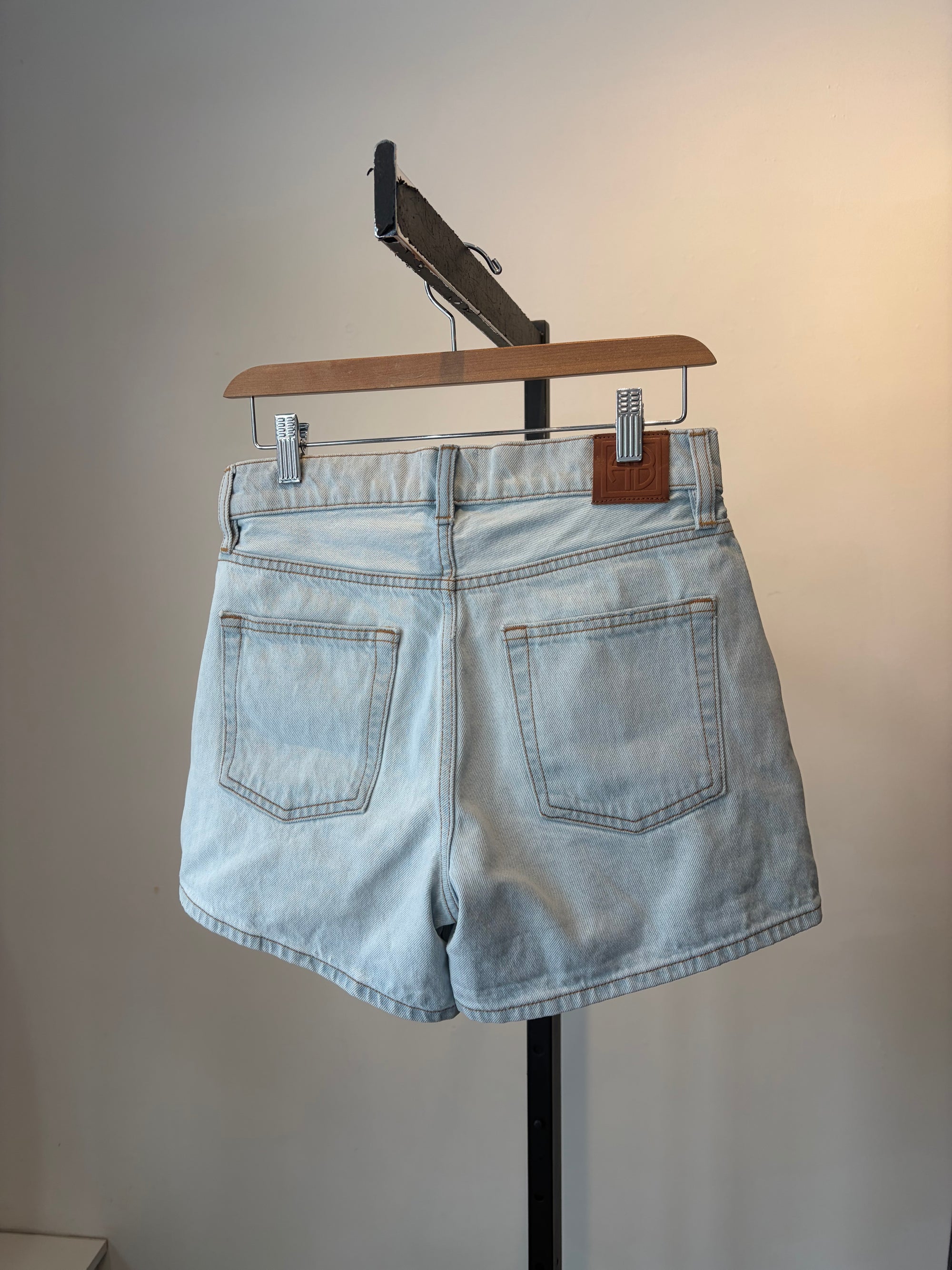 Anine Bing denim shorts, Light Blue, 24