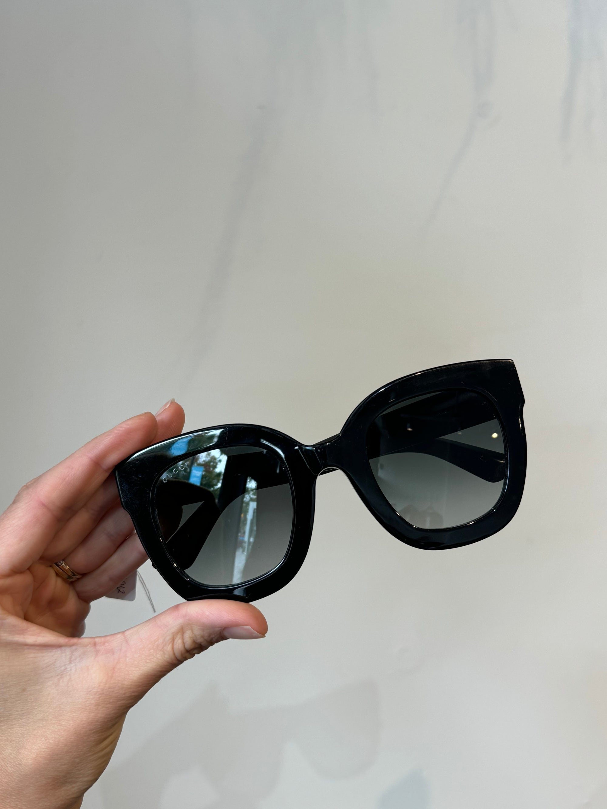 Gucci Cat Eye Star Sunglasses, Black