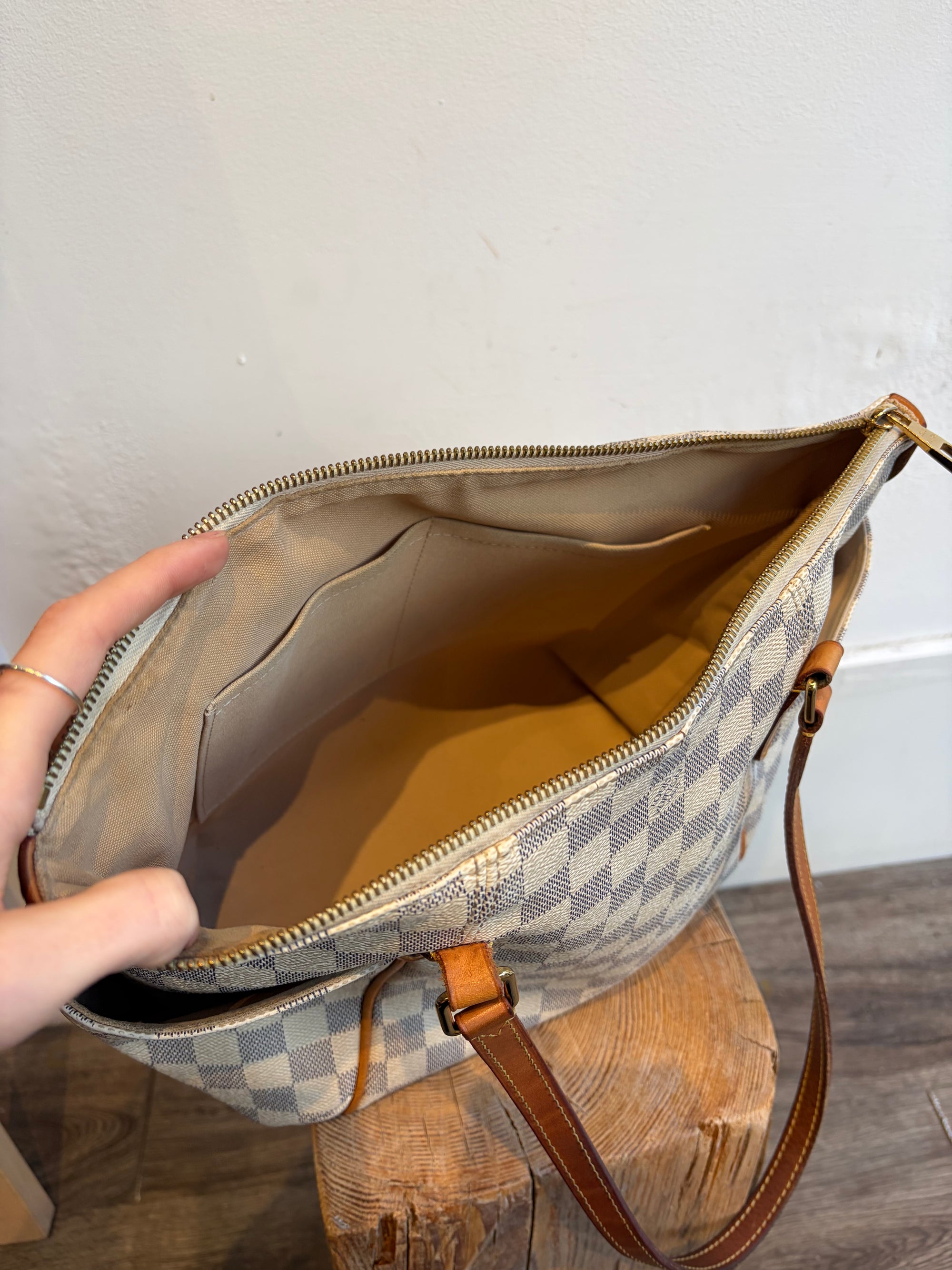 Louis Vuitton Damier Azur Totally PM Handbag