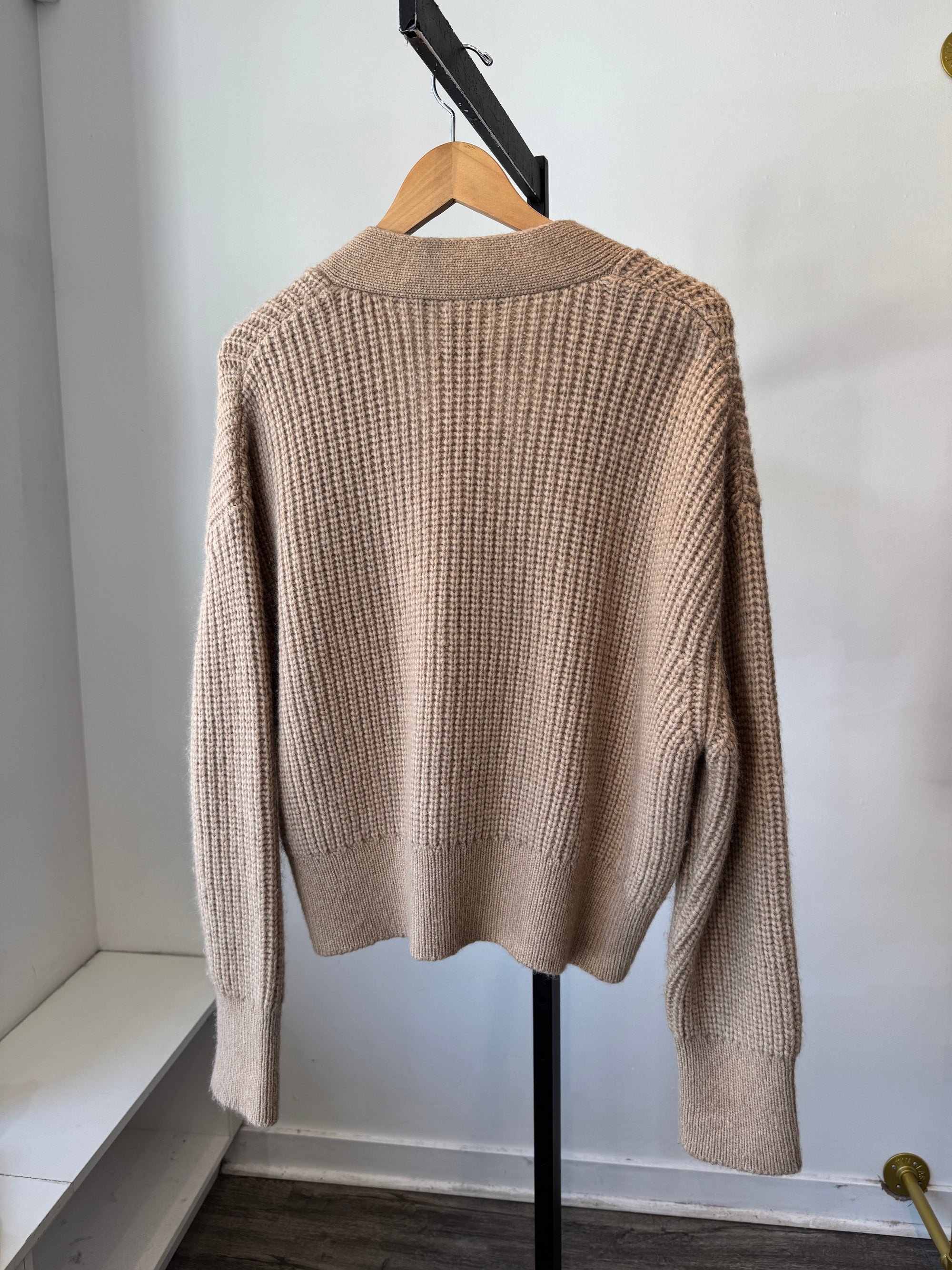 Anine Bing Knit Cardigan Camel, XS