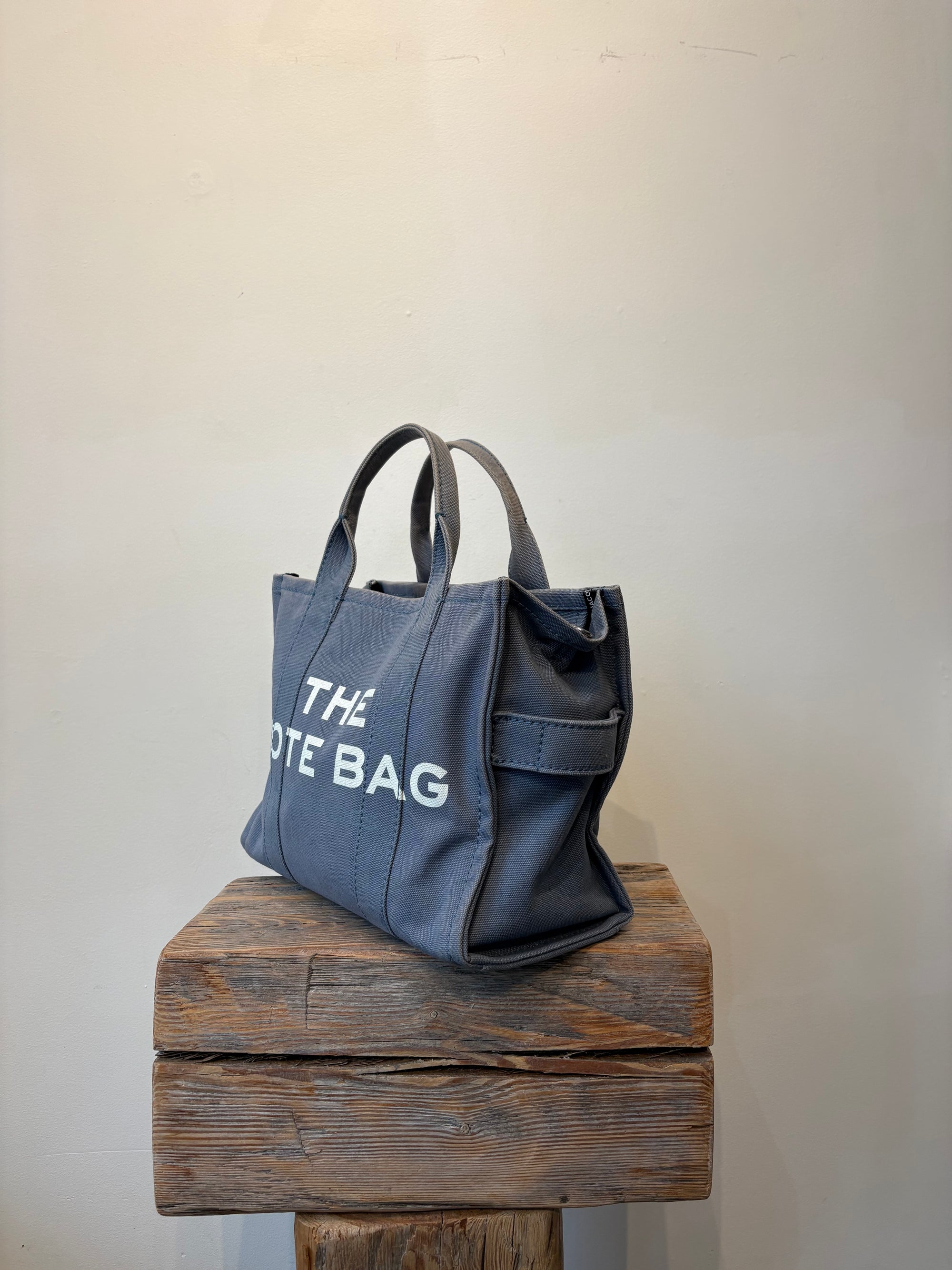 Marc Jacobs Blue Canvas Medium Tote Bag