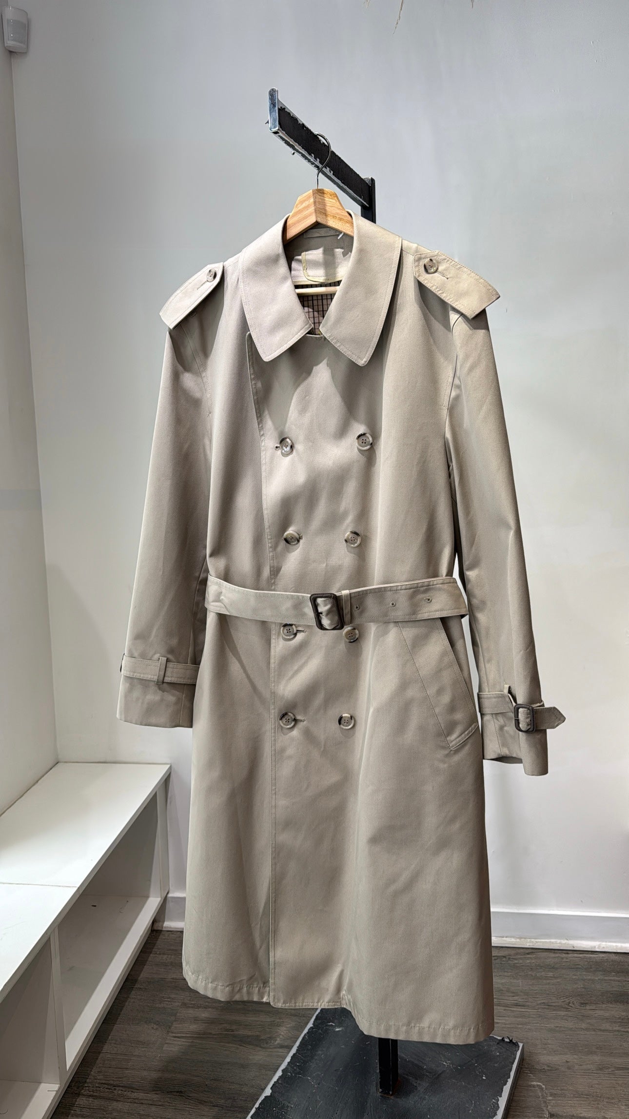 London Fog Trench Jacket Beige, 42R