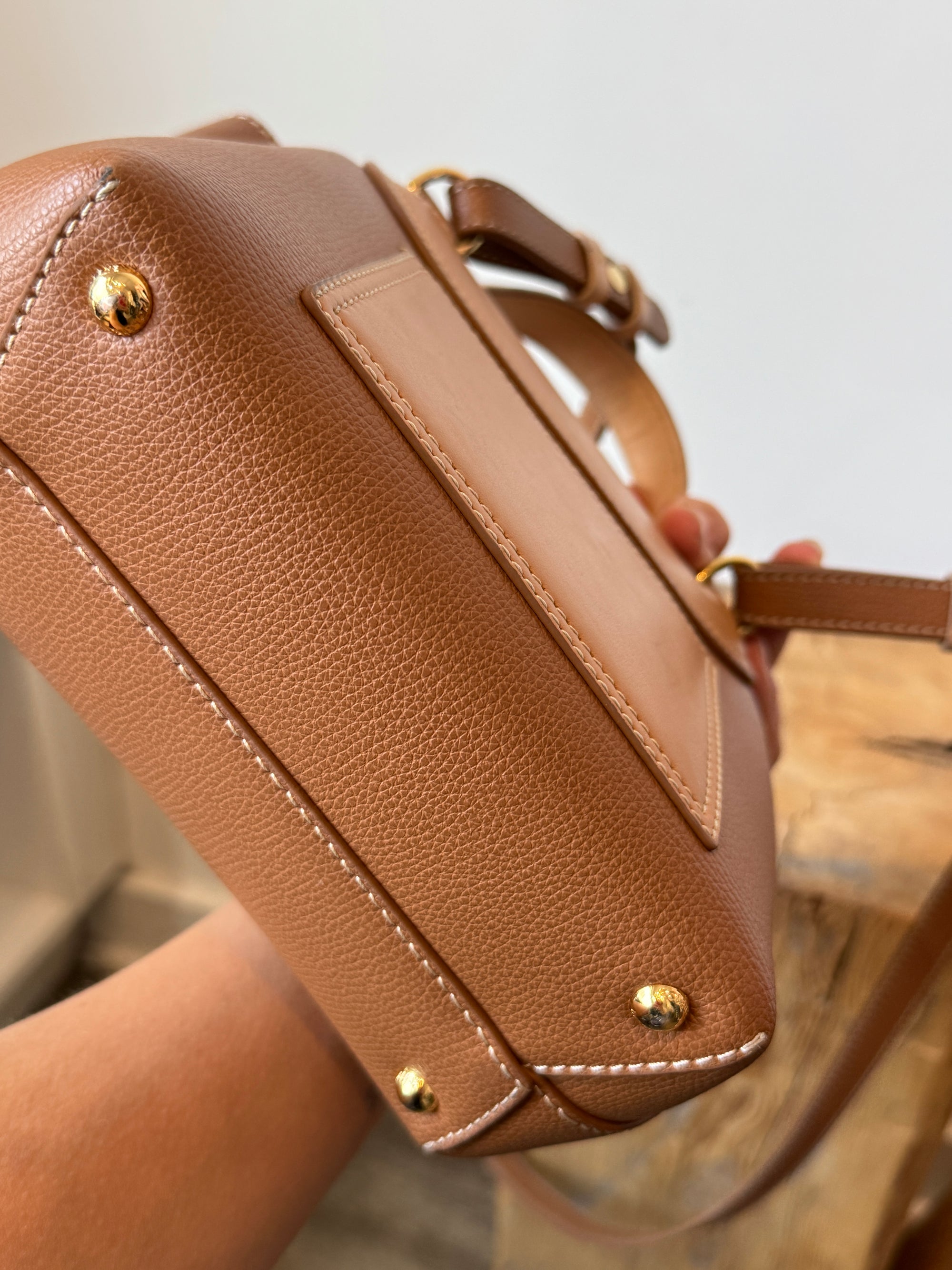 Polène Numero Un Nano Handbag, Camel