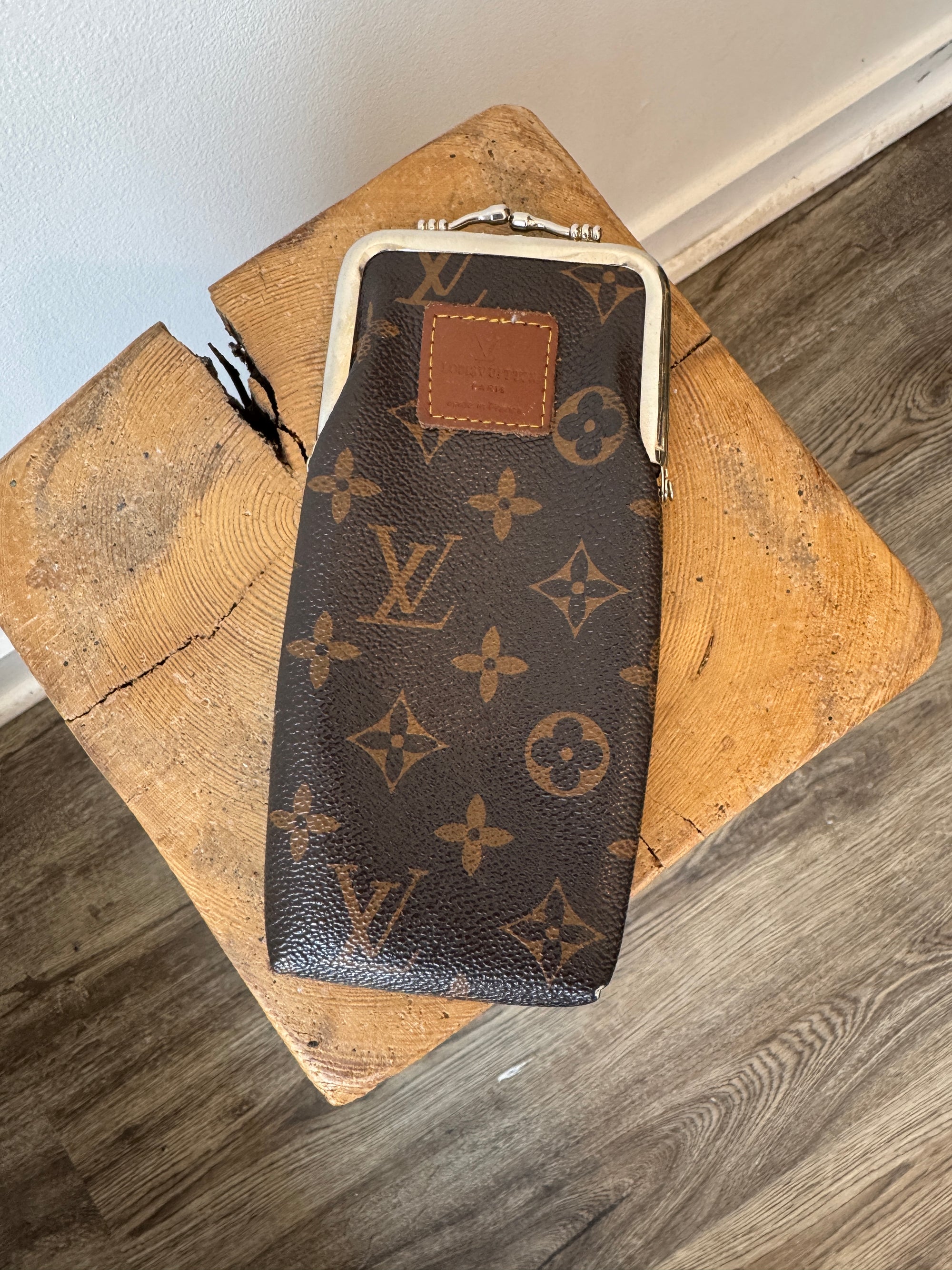 Louis Vuitton Vintage 70s Sunglasses Case/ Coin Pouch