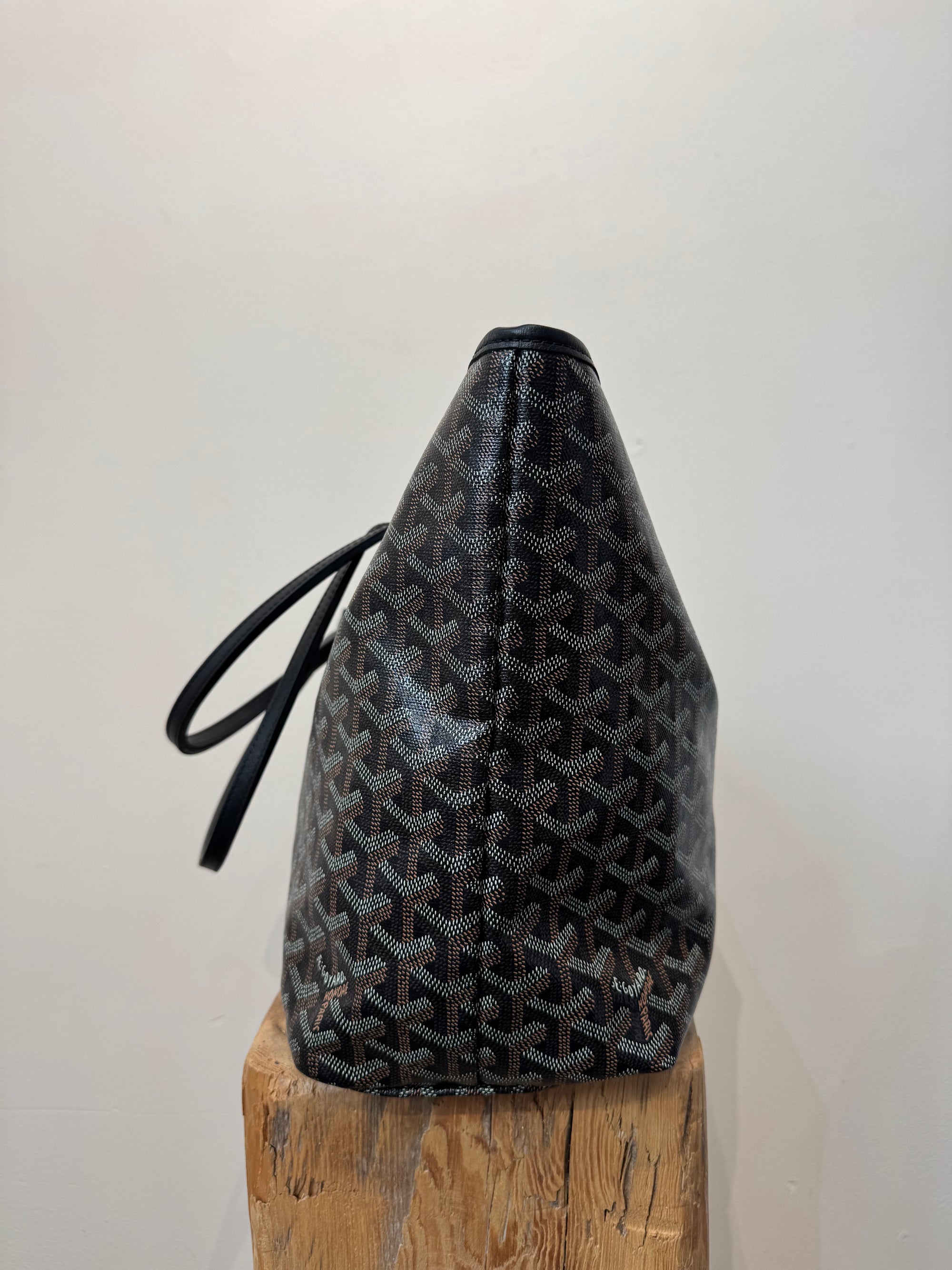 Goyard St. Louis Tote Bag, Black, PM