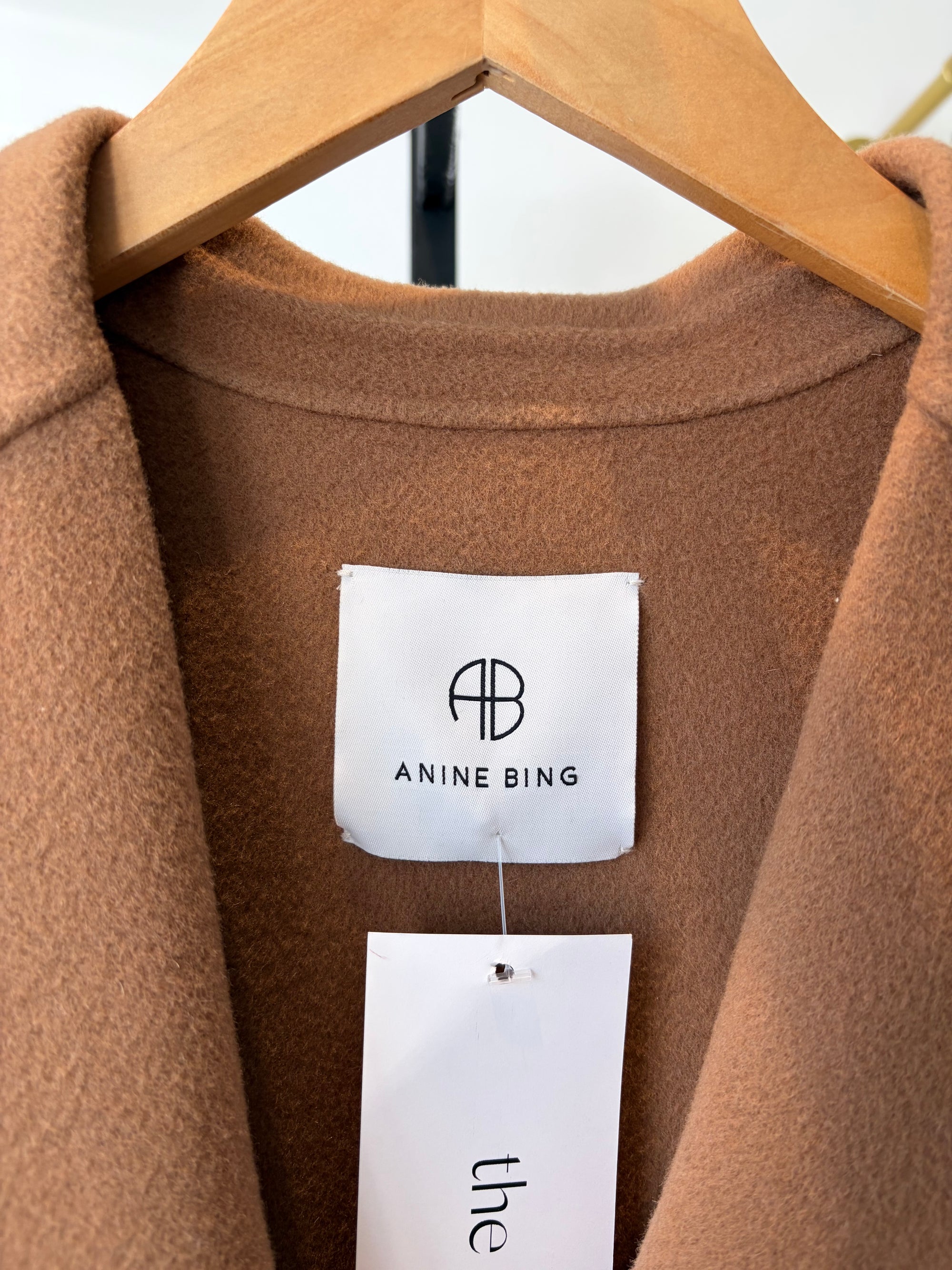 Anine Bing Quinn Blazer, Camel, XS