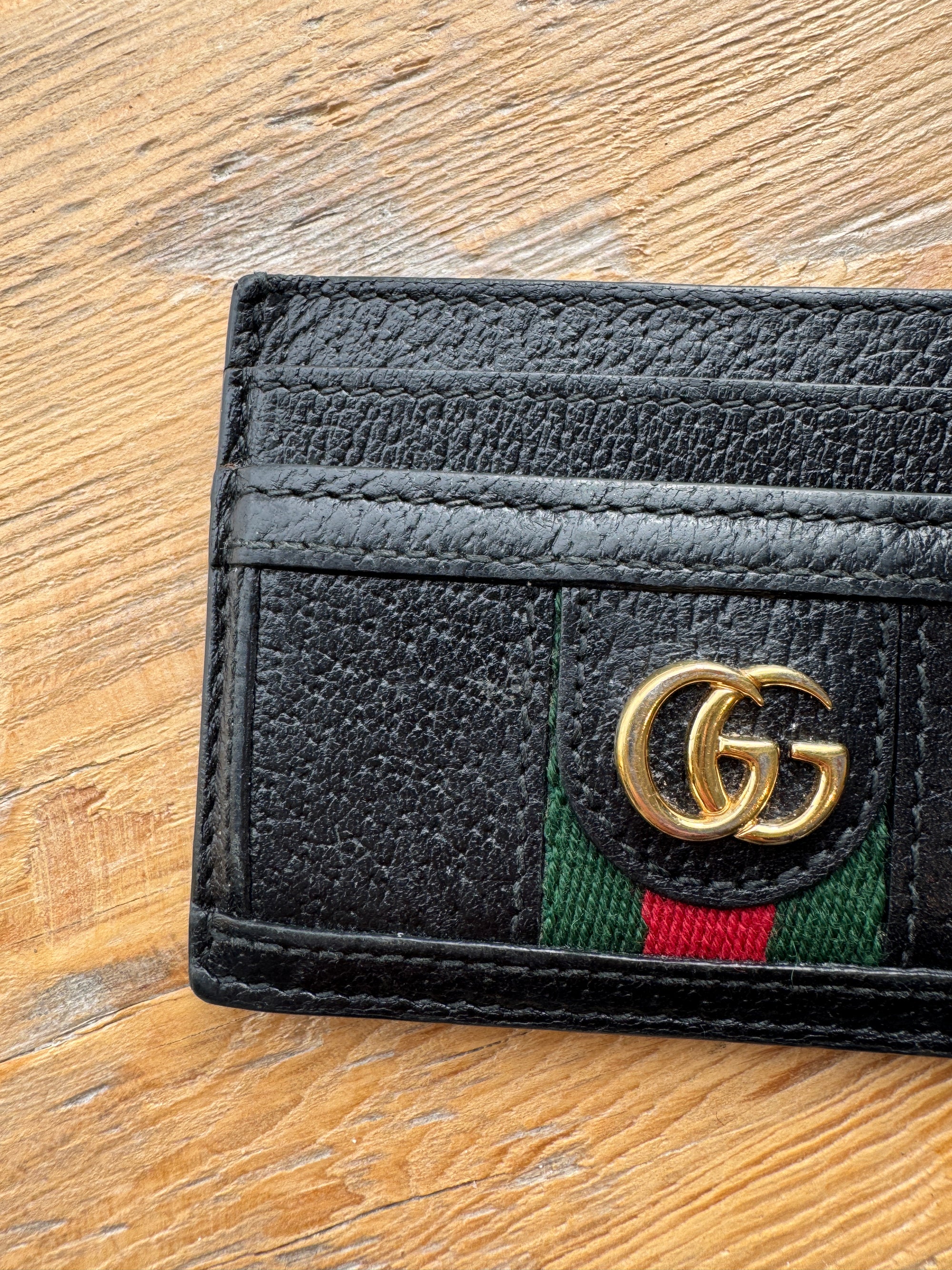 Gucci Ophidia Card Holder, Black
