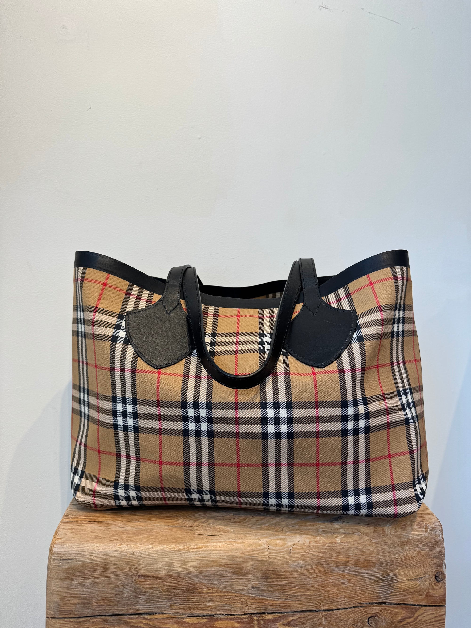 Burberry Medium "Giant Reversible Tote" Bag