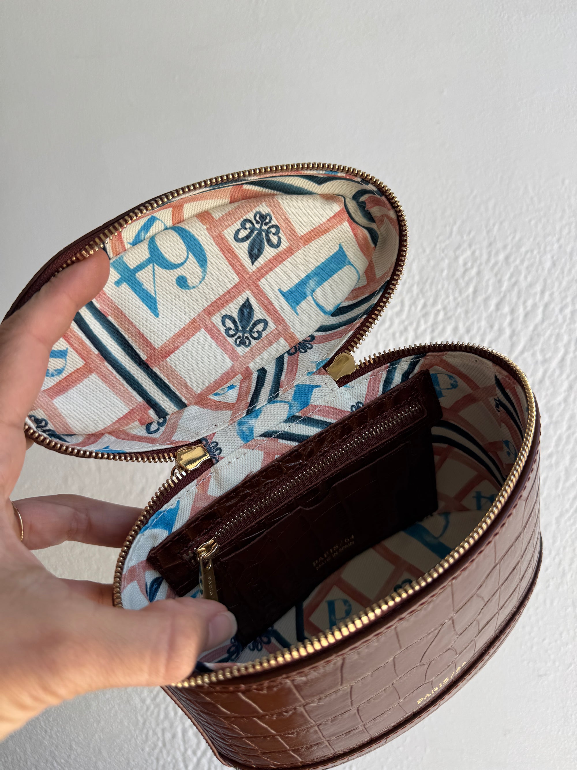 Paris 64 Prismatic Bag, Coco Cognac