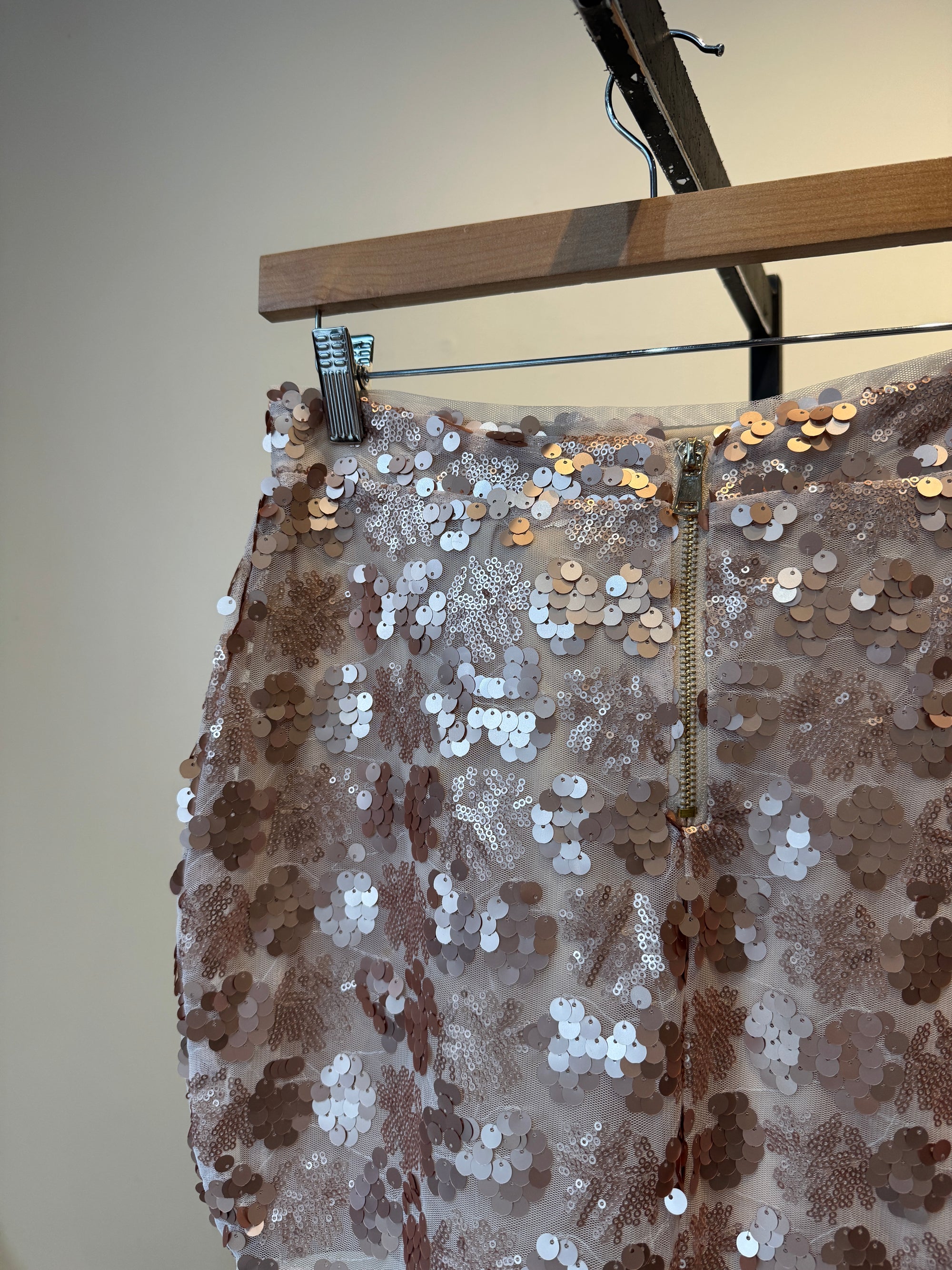 Superdown Skirt Rose Gold , Small