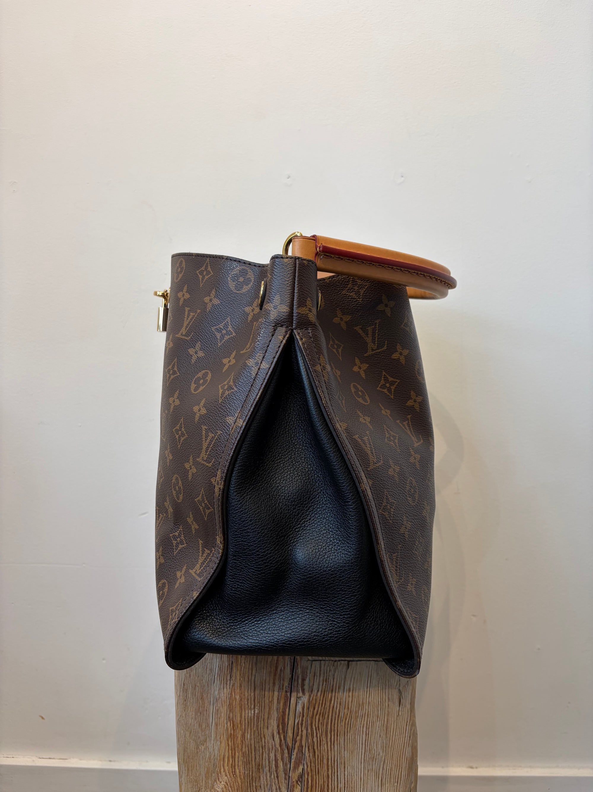 Louis Vuitton Monogram Gaia Handbag, Brown/Black