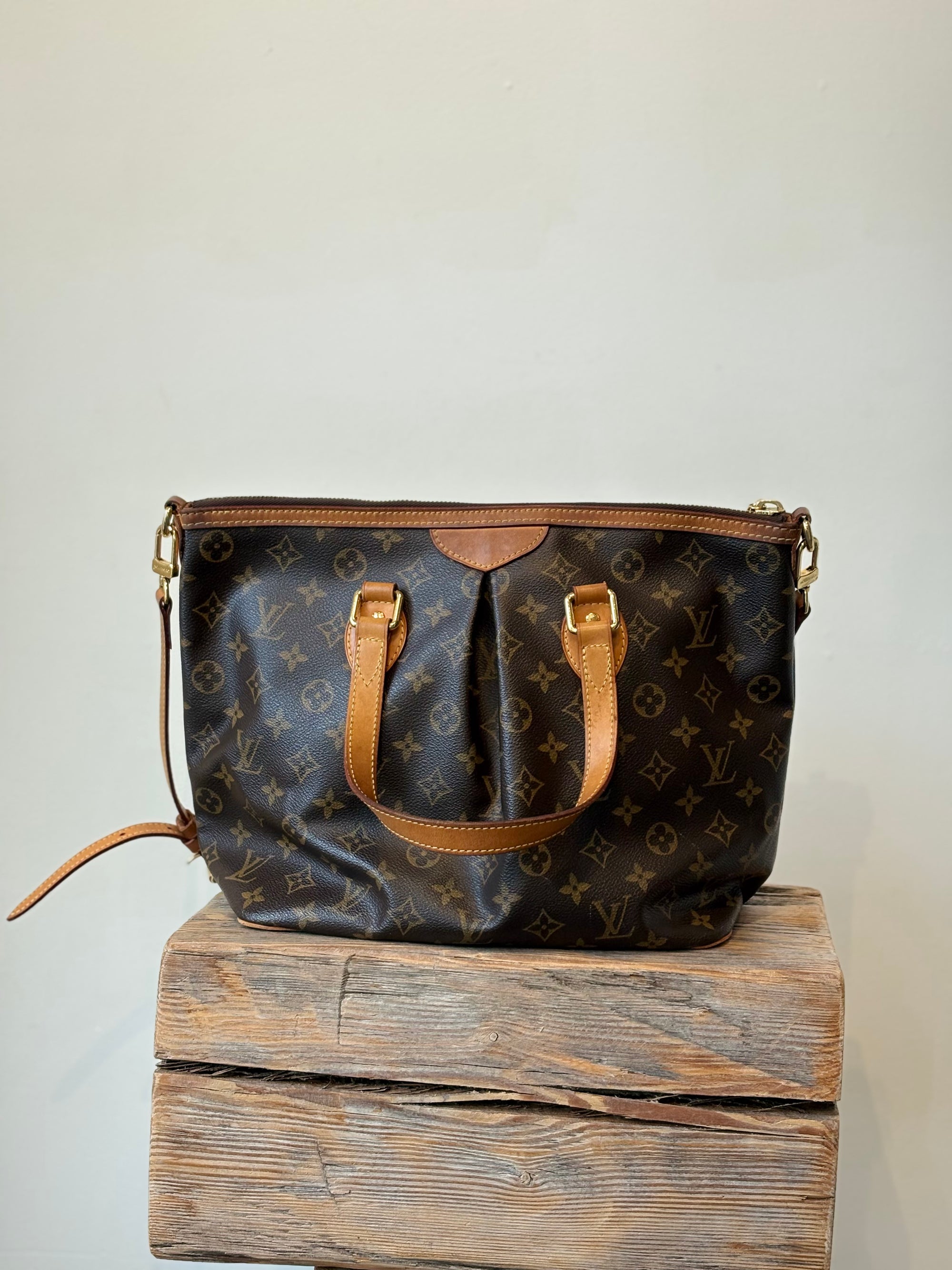 Louis Vuitton Monogram Palermo PM Shoulder Bag with Strap